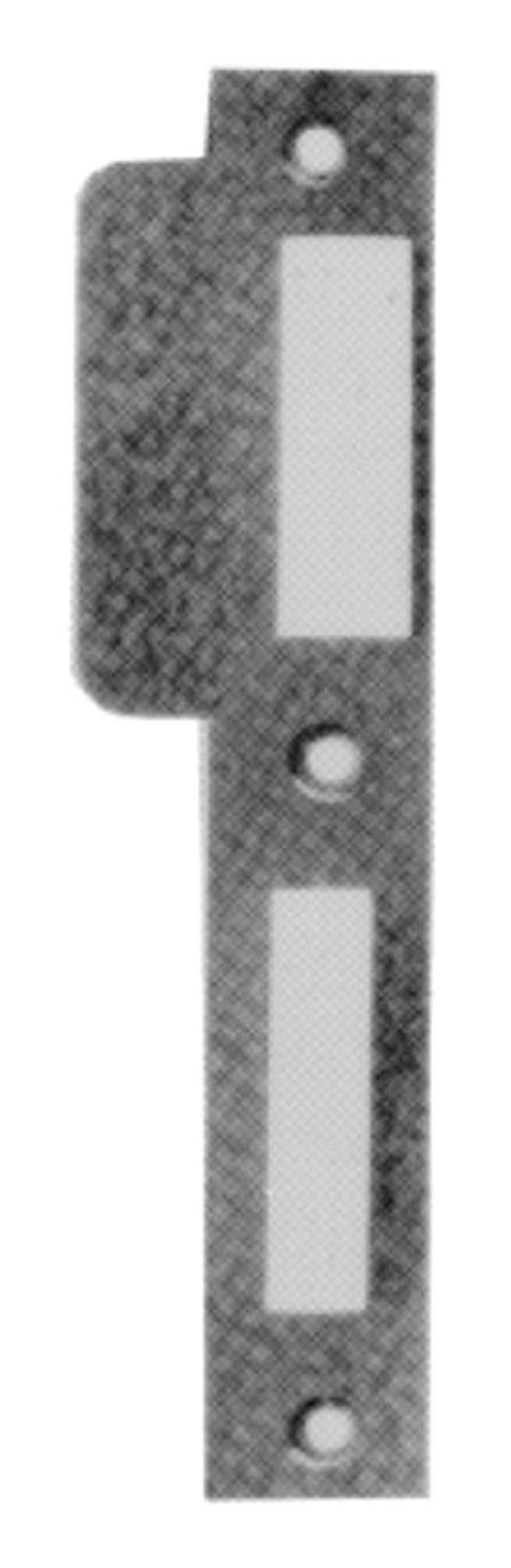 Sächsische Schlossfabrik Einsteckschloss, Schließplatte eckig rs 170 x 24 x 2 silber