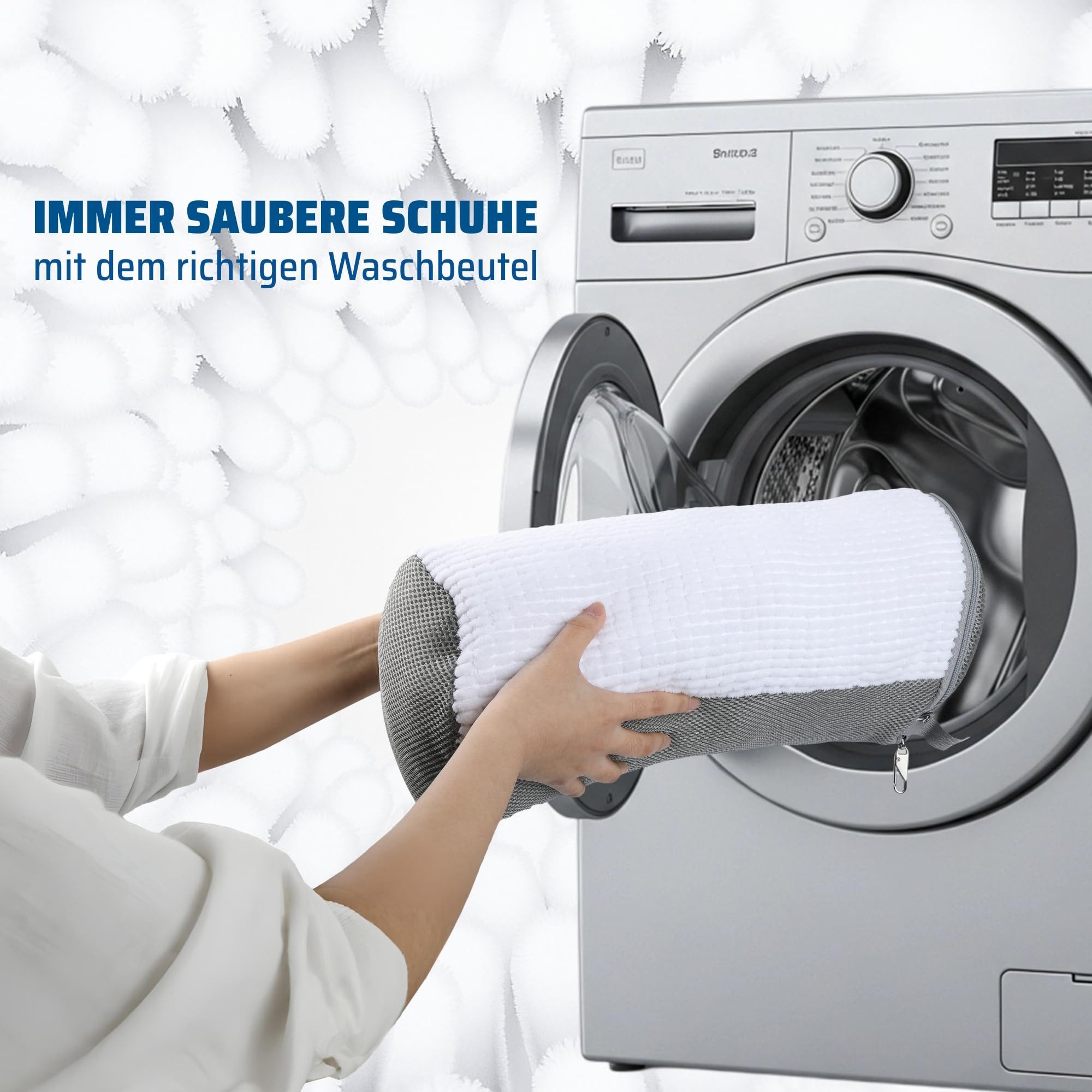 Cozyvibe Wäschenetz [ Test SEHR GUT *] Schuhwaschbeutel und Schuhspanner für Waschmaschine,(2in1 Set, 2-St., Geschenke für Frauen & Männer), Schuhe Waschbeutel Wäschesack Wäschenetz Schuhbeutel für Damen Herren