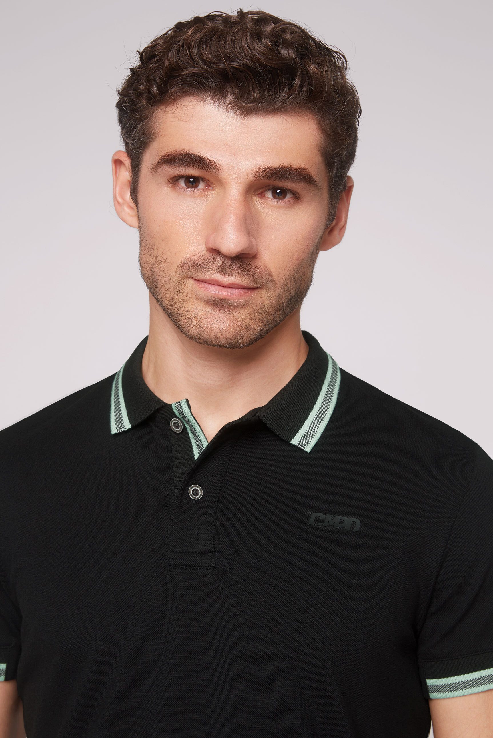 CMPD Poloshirt mit Baumwolle
