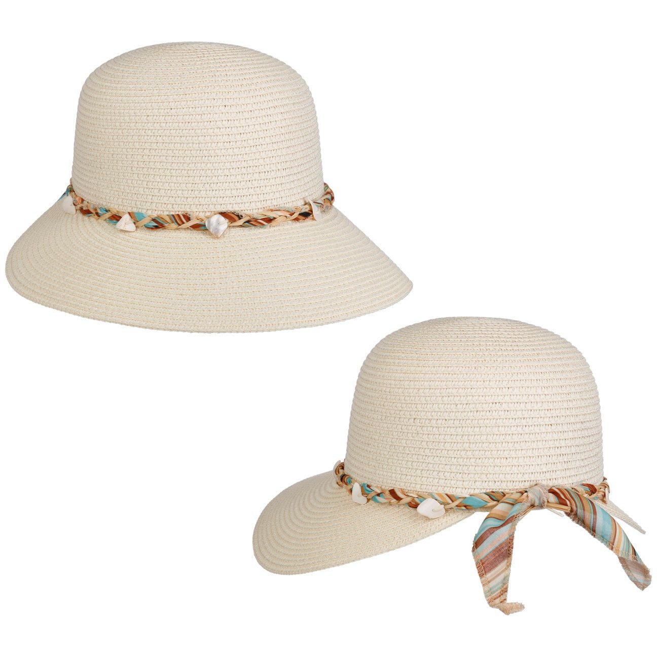 Lipodo Sonnenhut (1-St) Strohhut mit Schirm günstig online kaufen