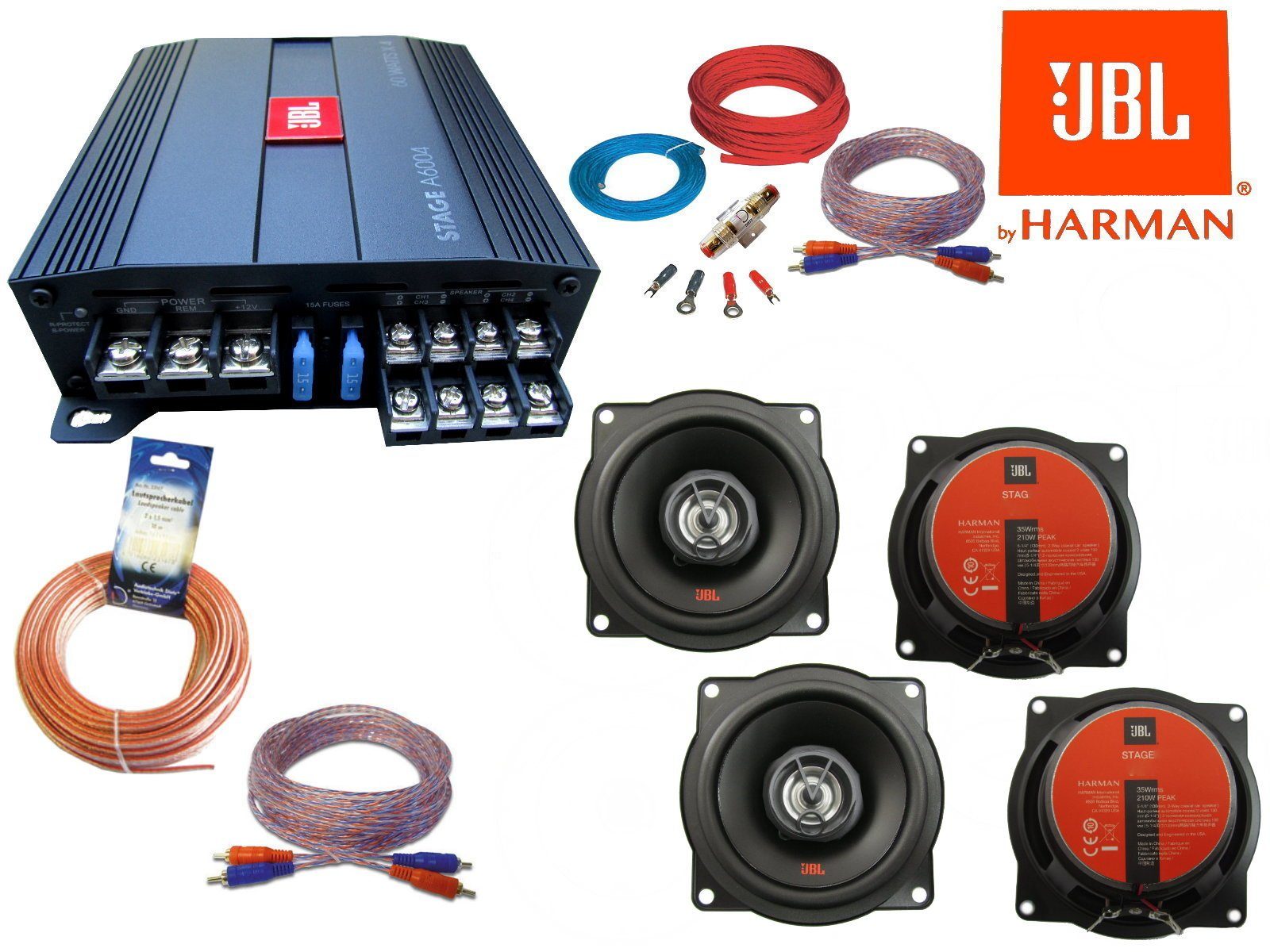 DSX JBL für BMW E38 7er Komplett Aktiv Set Lautspreche Auto-Lautsprecher (130 W)