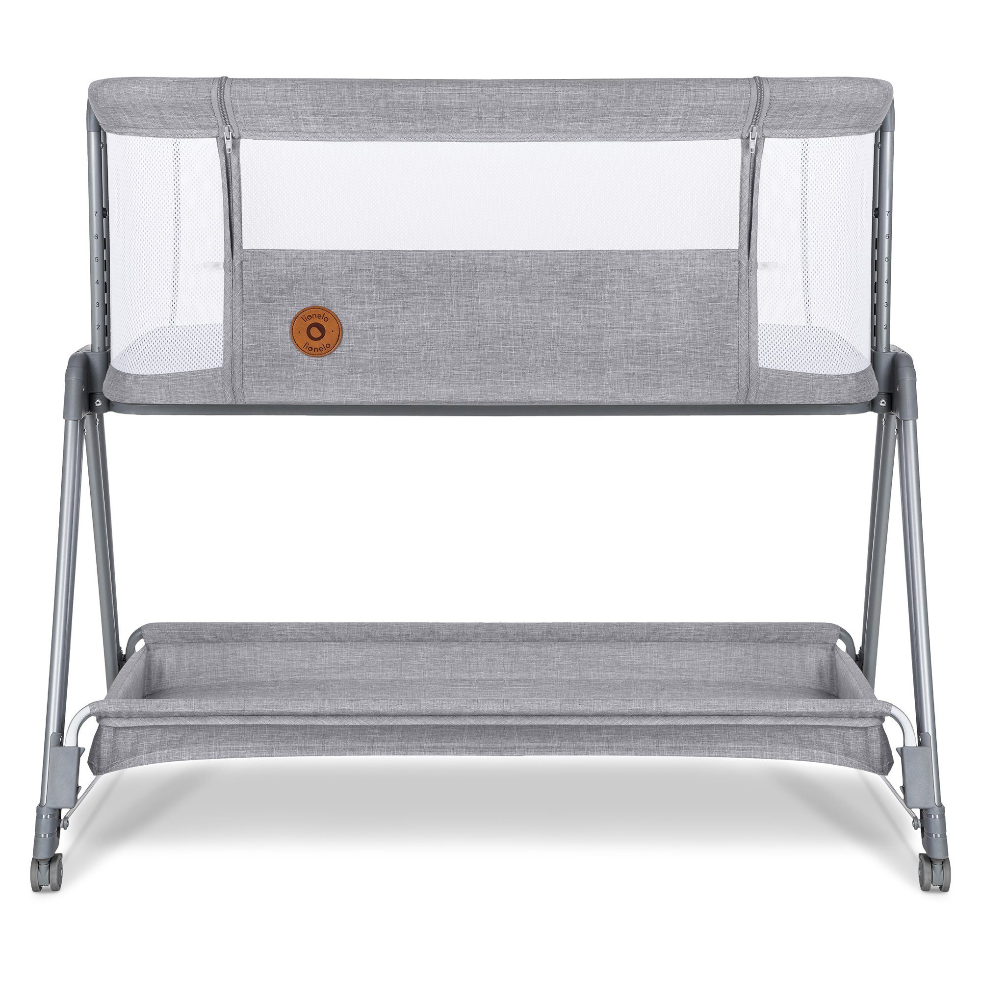 lionelo Baby-Reisebett LUNA, 2in14 Rädern mit Bremse6-stufige Höhenverstell günstig online kaufen