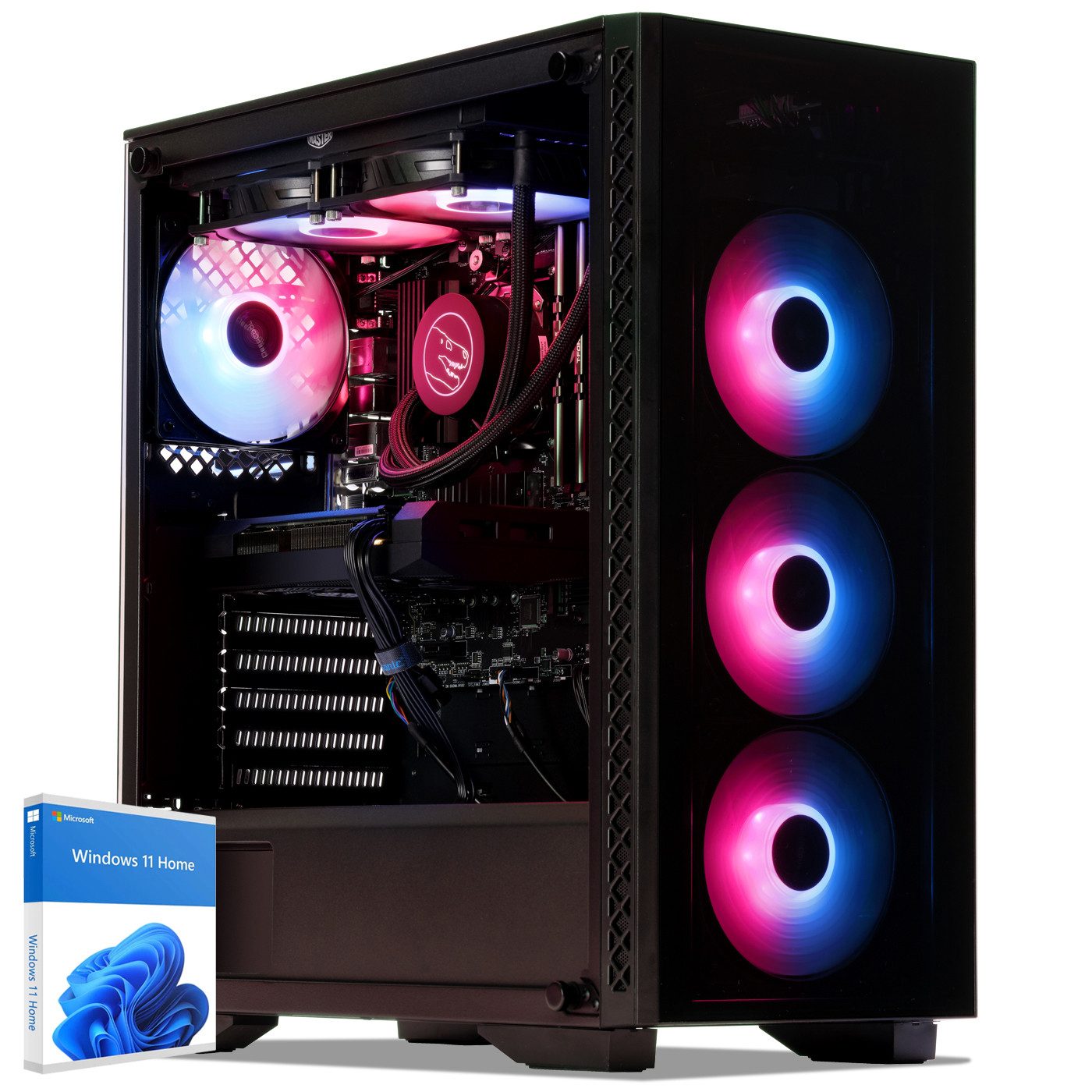 Sedatech UCCH503I2I1HF - Watercooling Gaming-PC (Intel Core i9 11900KF 8x 3.5GHz (max 5.3GHz), Geforce RTX3050, 32 GB RAM, 1000 GB SSD, Watercooling, Wifi 300Mbits n)