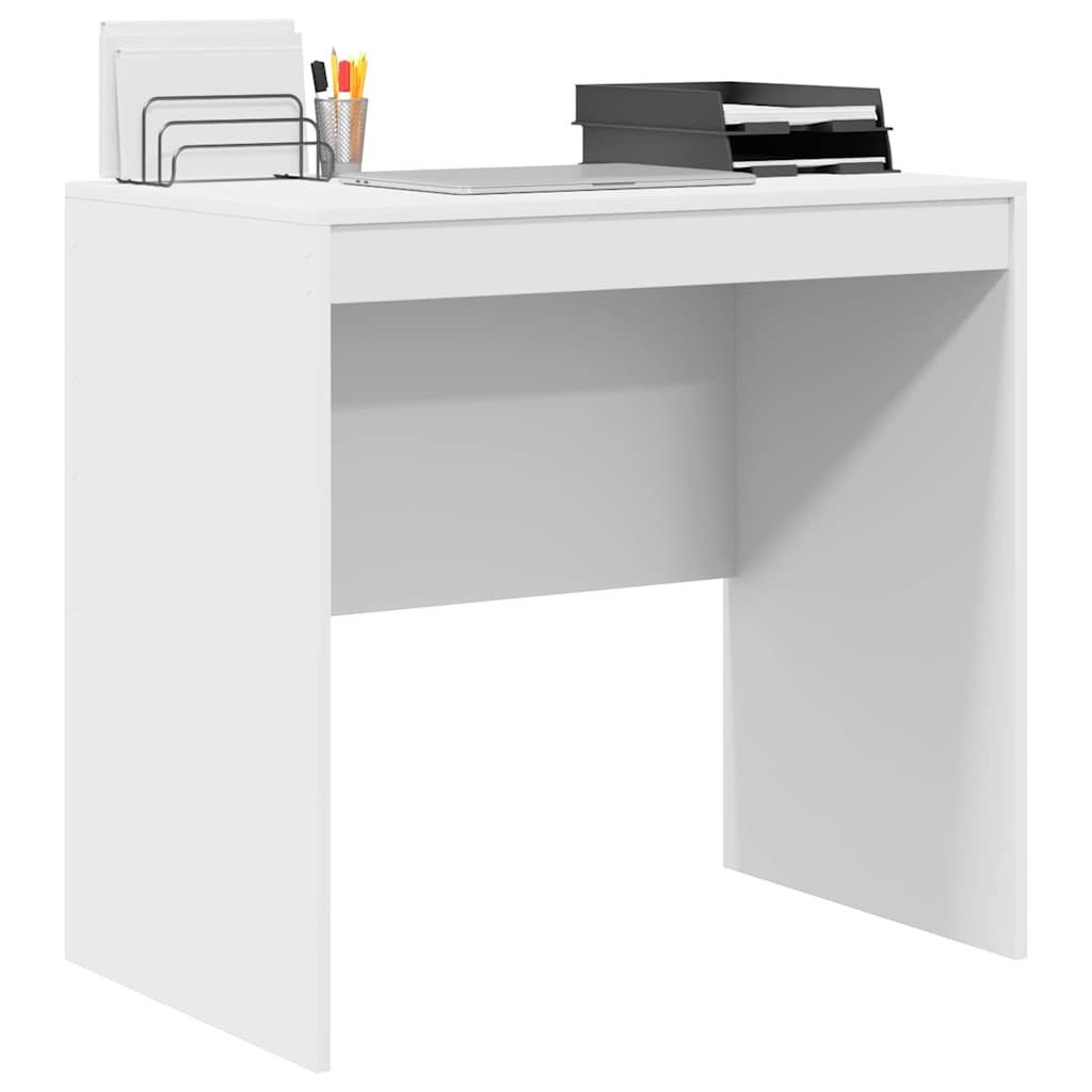 vidaXL Schreibtisch Schreibtisch Weiß 80 x 50 x 76 cm (1-St) – Bild 3 von 5