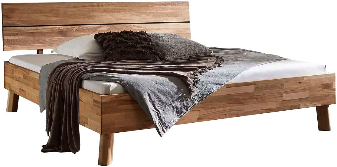 Home affaire Massivholzbett Chavot I, wahlweise in Kernbuche oder Wildeiche günstig online kaufen