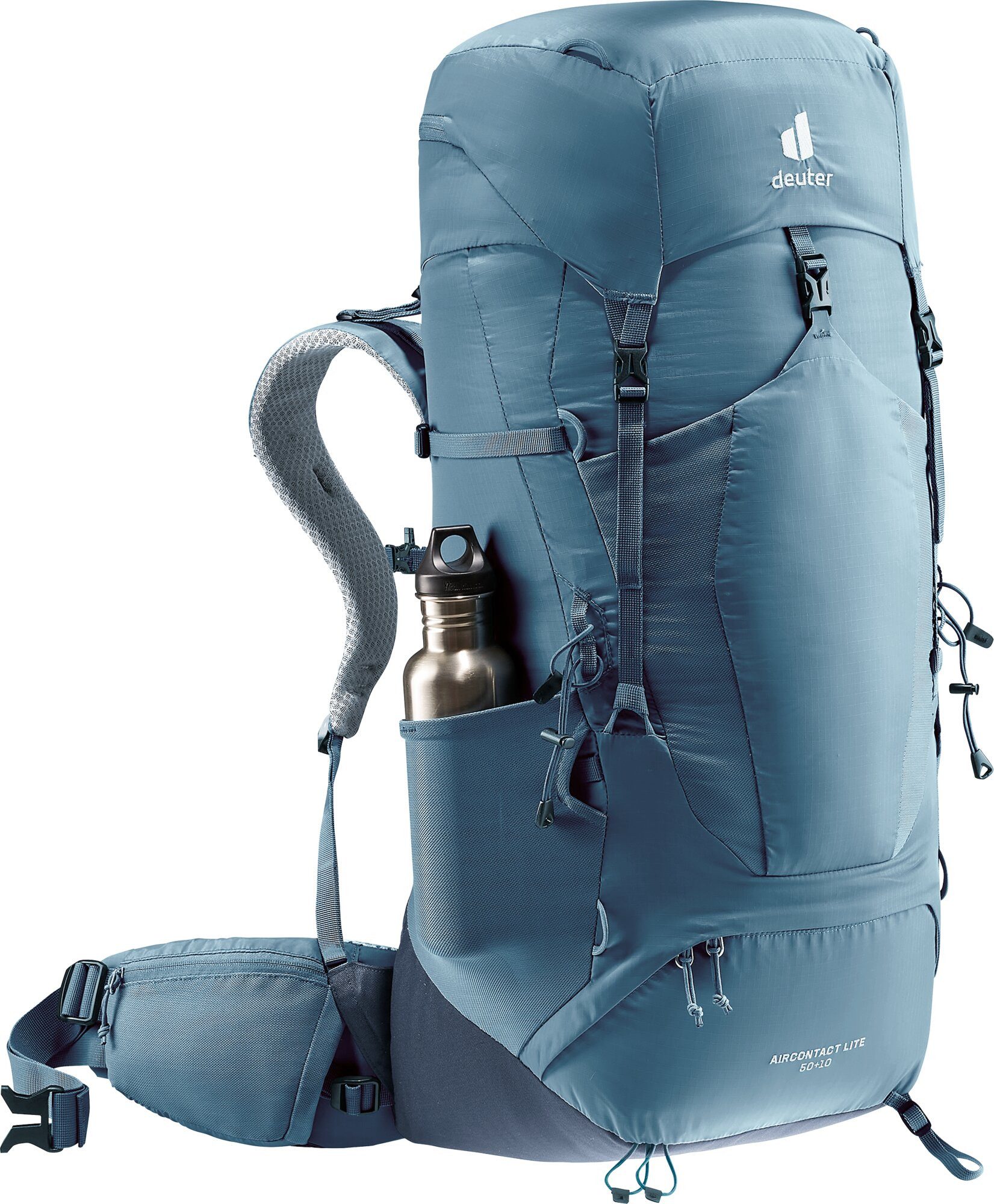 deuter Trekkingrucksack Aircontact Lite 50 + 10, mit 60 Litern Volumen, Innovatives Aircontact Lite Rückensystem