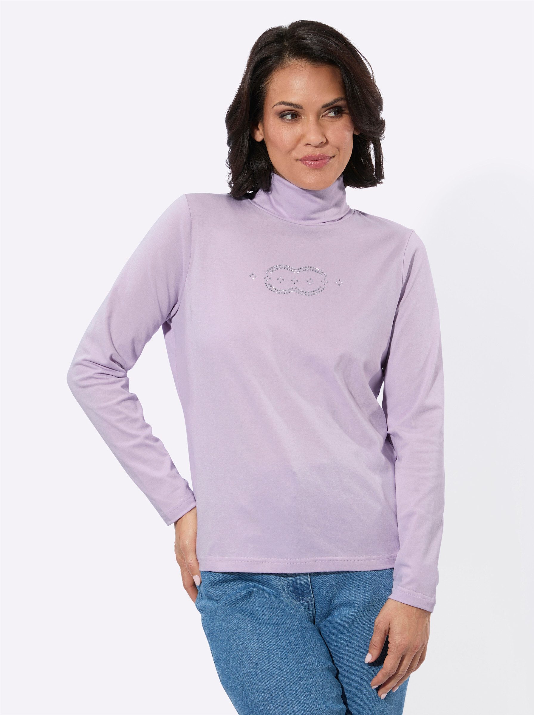 Witt T-Shirt Rollkragen-Shirt Langarm