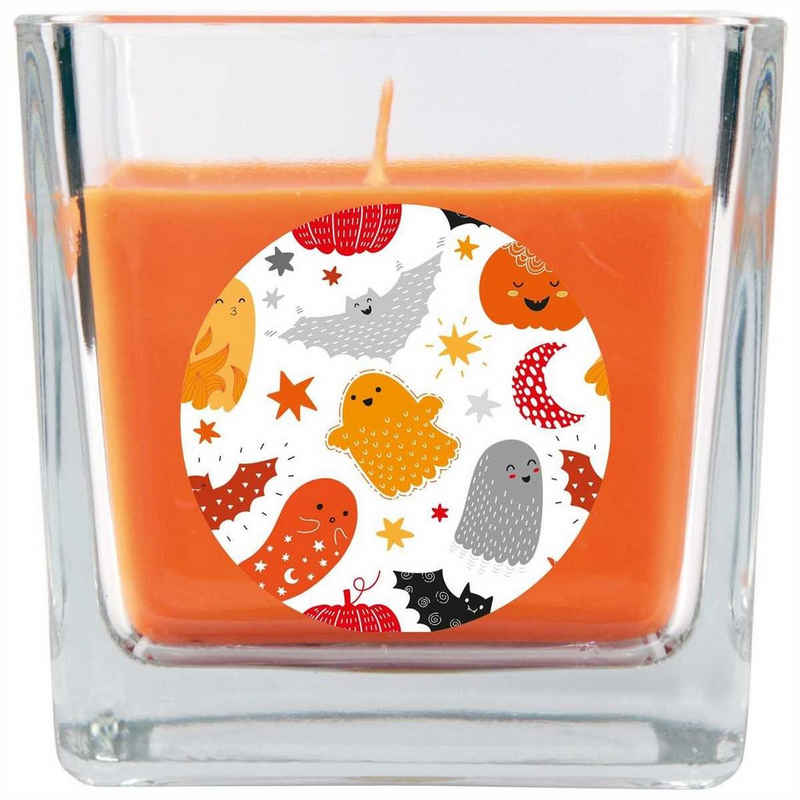 HS Candle Duftkerze (Dekokerze, 1-tlg), Halloween - Kerze im Glas, Ideale Herbstdeko, viele vers. Größen