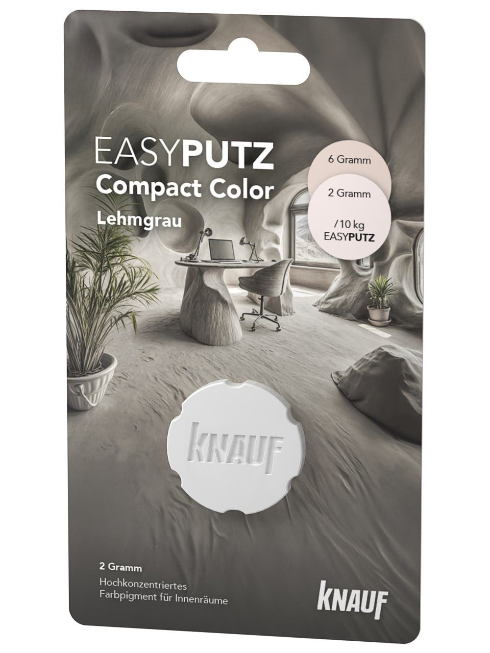KNAUF Gips-Kalk-Putz Knauf Farbpigment Compact Color lehmgrau 2 g