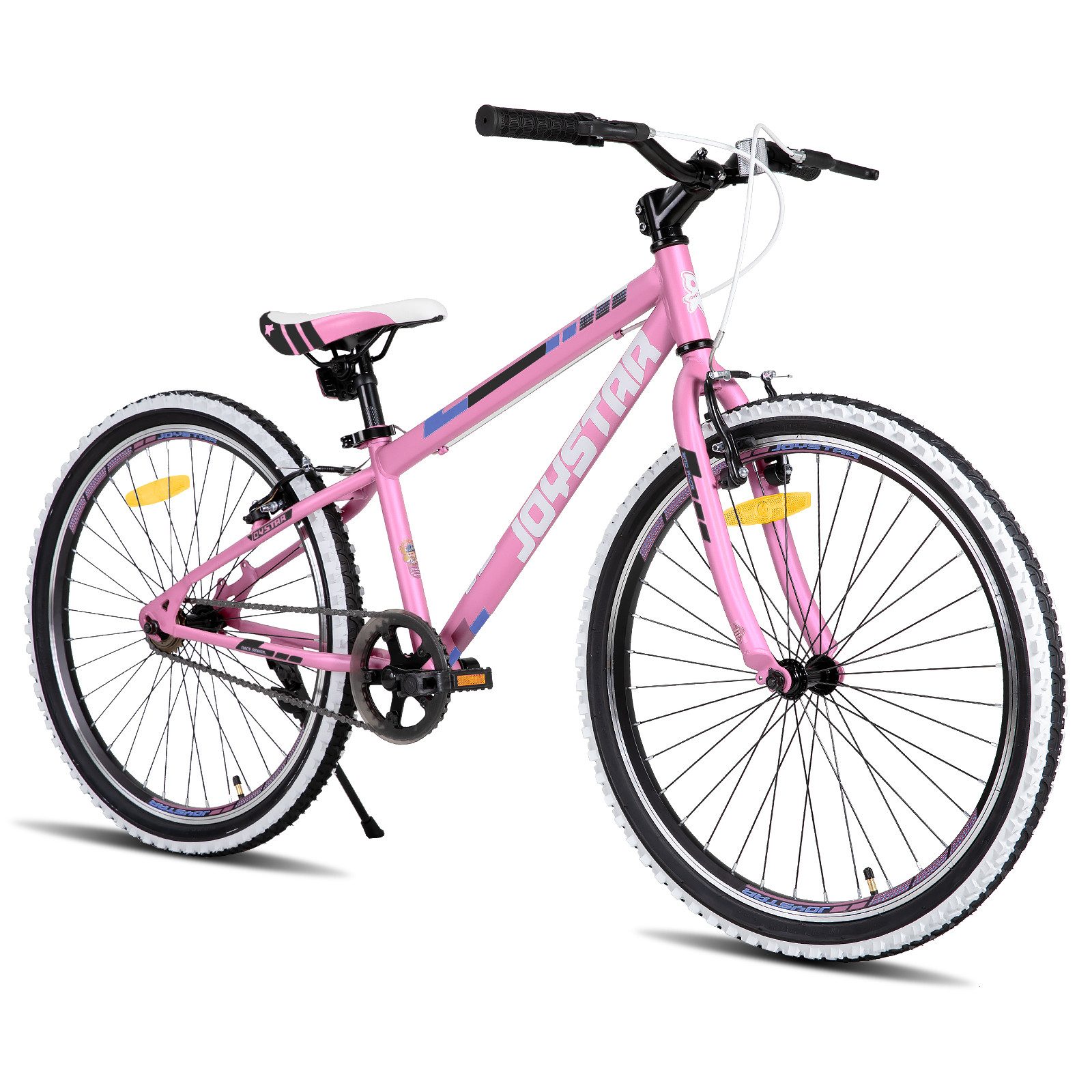 JOYSTAR Kinderfahrrad 20/24 Zoll Kinder‑Mountainbike 5‑16J, Hardtail Geländefahrrad, Hardtail Mountainbike für Kinder mit 1-Gang, Doppel-V-Bremse
