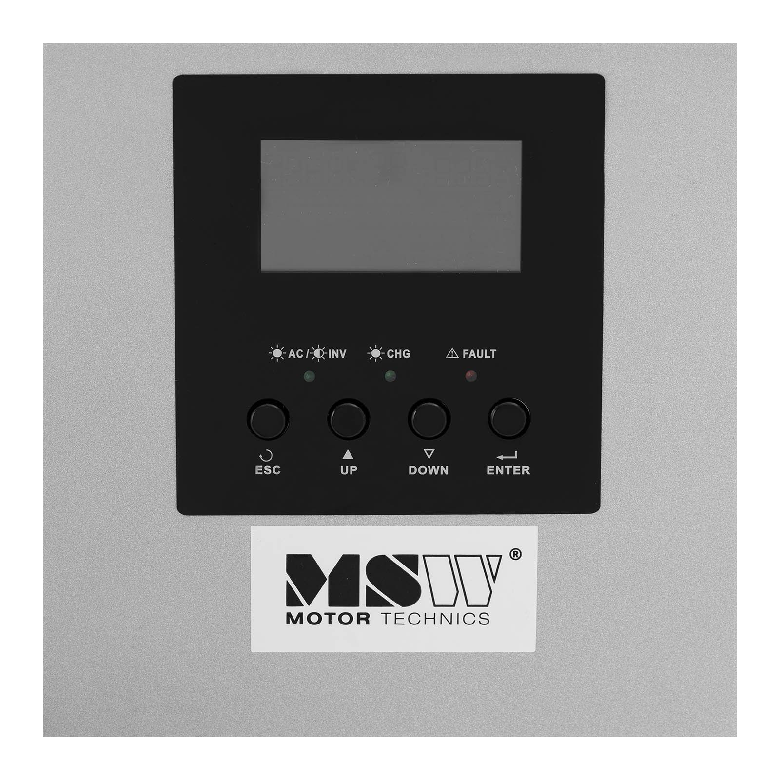 MSW Solarladeregler - Solar - Effizienz - Wechselrichter MPPT/USV Off-Grid 5000VA 2-98% 
