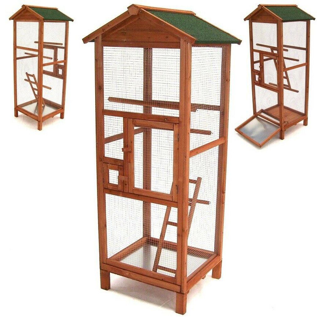 Apex Vogelhaus Vogelvoliere Voliere Vogelkäfig Holz Vogelhaus 56611 Tierkäfig Käfig Papagei