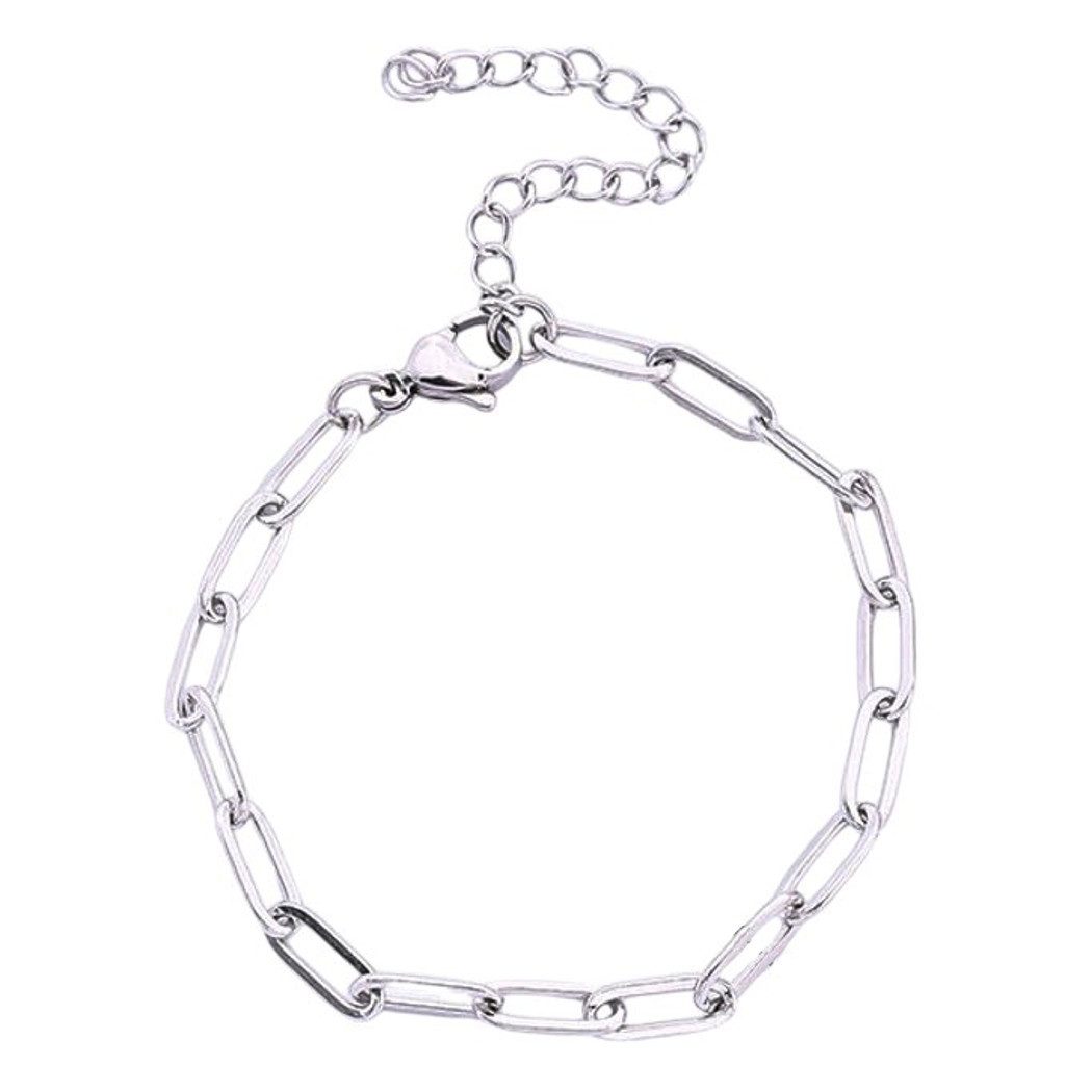 KARMA Edelstahlarmband Silber oder Gold Gliederarmband günstig online kaufen