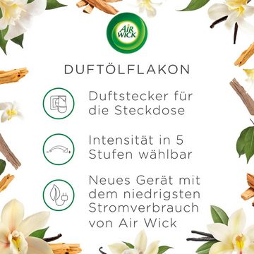 Air Wick Duftöl Flakon (Spar-Pack, 6-St., Nachfüller Sandelholz und Weiße Lilie), Warmer, blumig-frischer Raumduft
