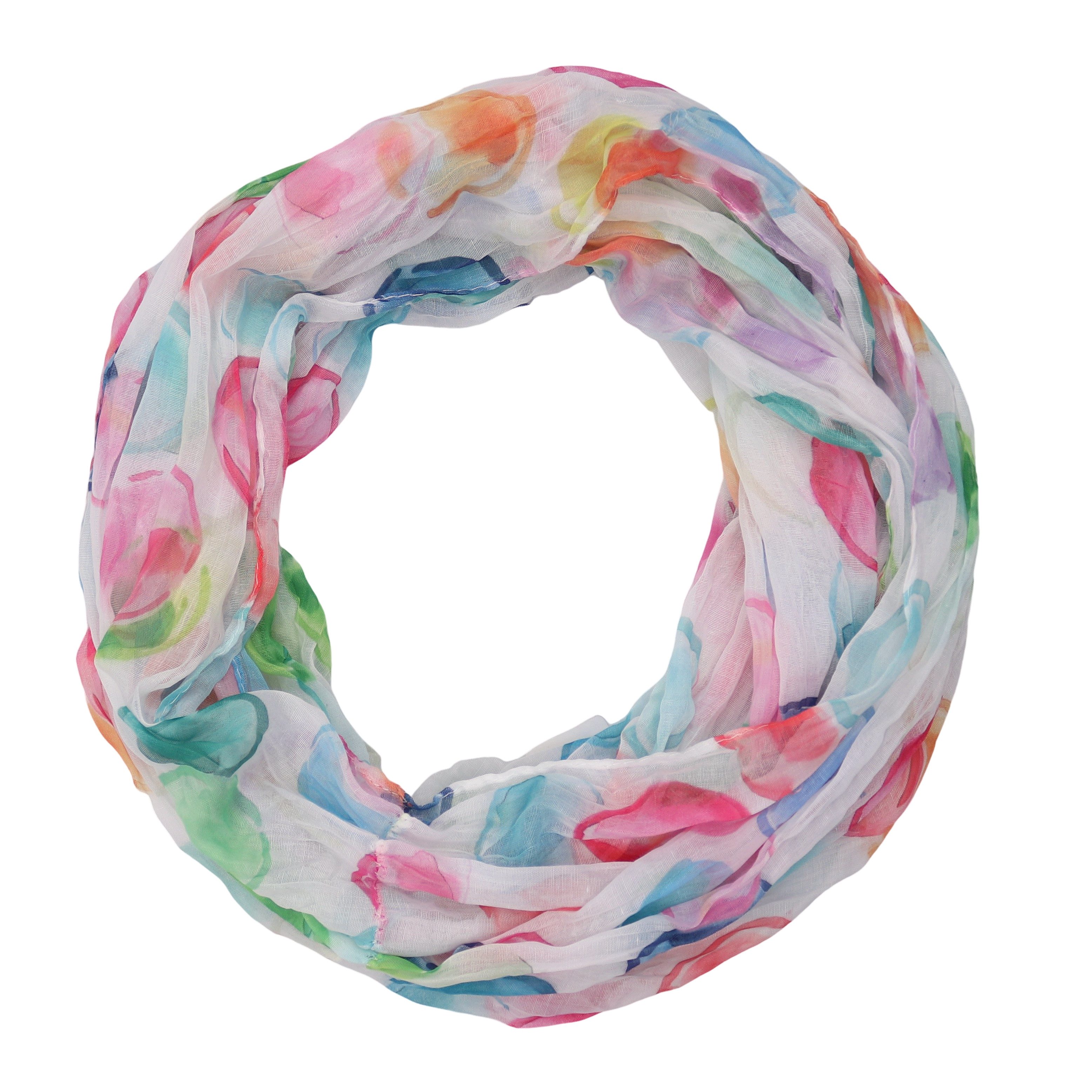 MIRROSI Loop Damen Schal mit Kreis-Muster Weich, (zweimal um den Hals wicke günstig online kaufen