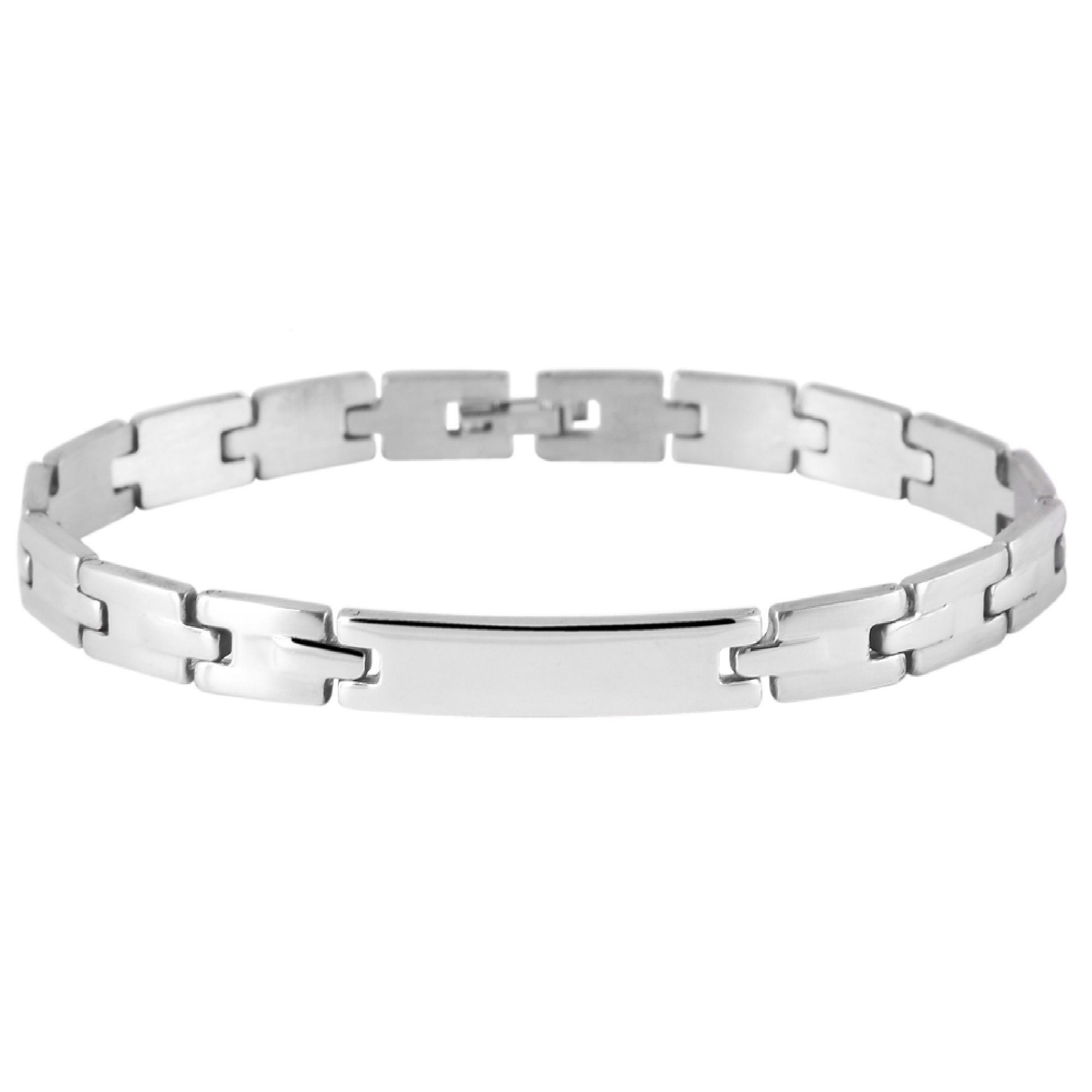 Adelia´s Edelstahlarmband Armband aus Edelstahl 20 cm, Schmuck, der anzieht