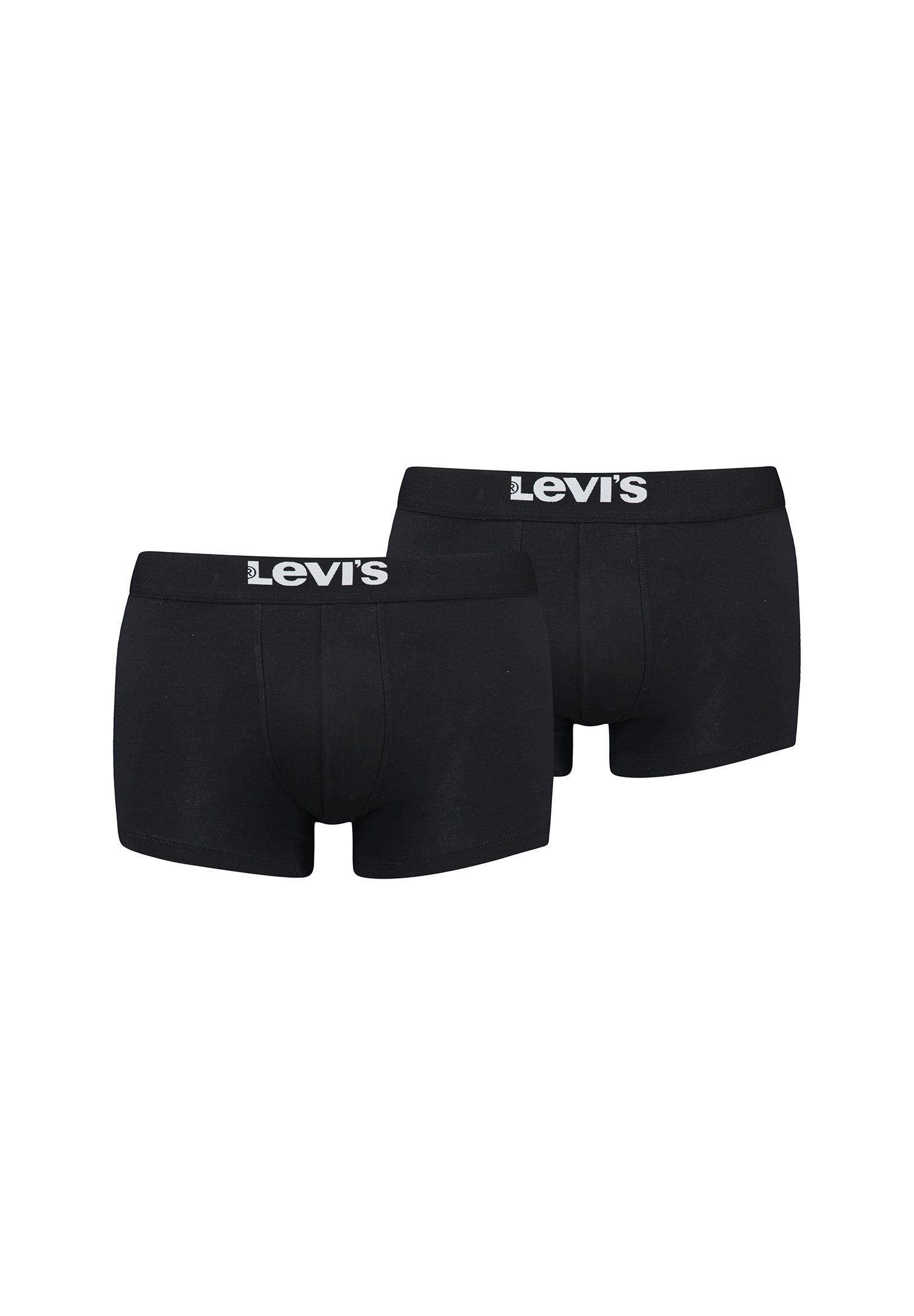 Levi's® Boxershorts LEVIS MEN SOLID BASIC TRUNK ORGANIC CO 2er Pack (Set, 2-St., 2er-Pack) Black