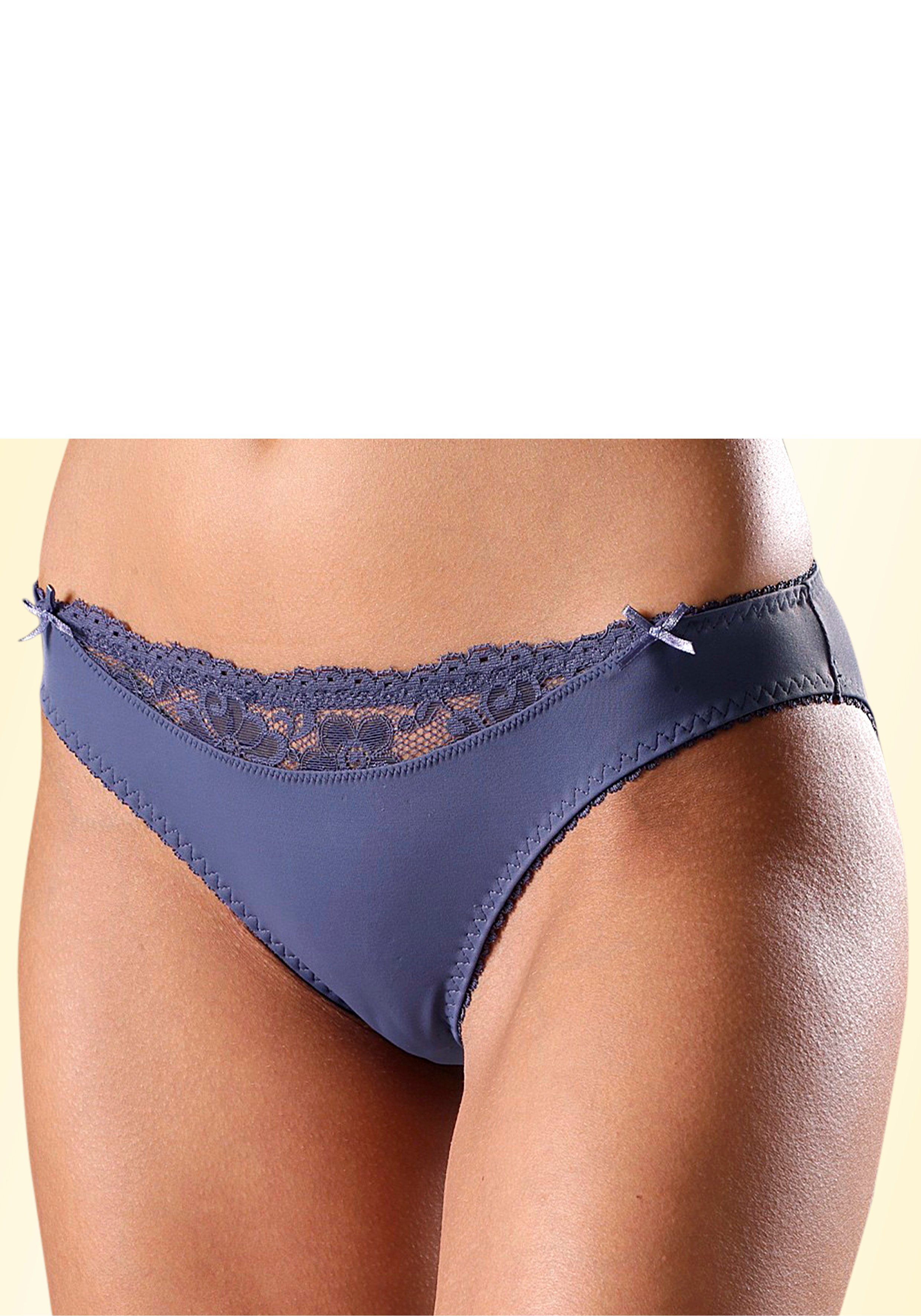 Nuance by Lascana Slip mit Spitzeneinsatz vorne (Packung, 2 Stück) als Dessous-Set kombinierbar, Dessous – Bild 5 von 5