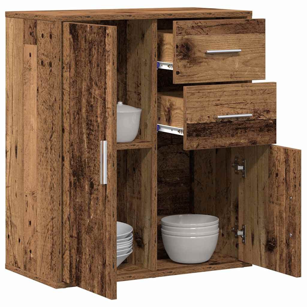 vidaXL Sideboard Sideboard mit Schubladen Altholz günstig online kaufen