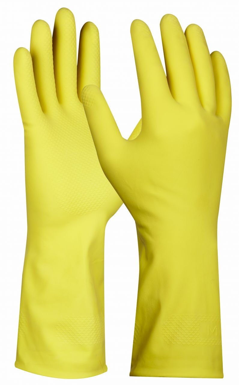 Gebol Latexhandschuhe Gebol Handschuh Latex Haushalt Größe: M, 2 Paar