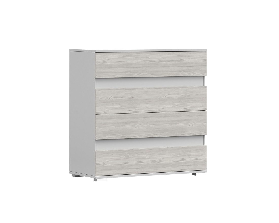 Deine Möbel 24 Kommode HEAVEN 4S mit 4 Schubladen Sideboard 90/93/43 cm (B/H/T) (kombinierbar mit Betten, Kleiderschränken und Nachttischen, 4 St., ideal für kleine Schlafzimmer oder Flure), HEAVEN-Kollektion