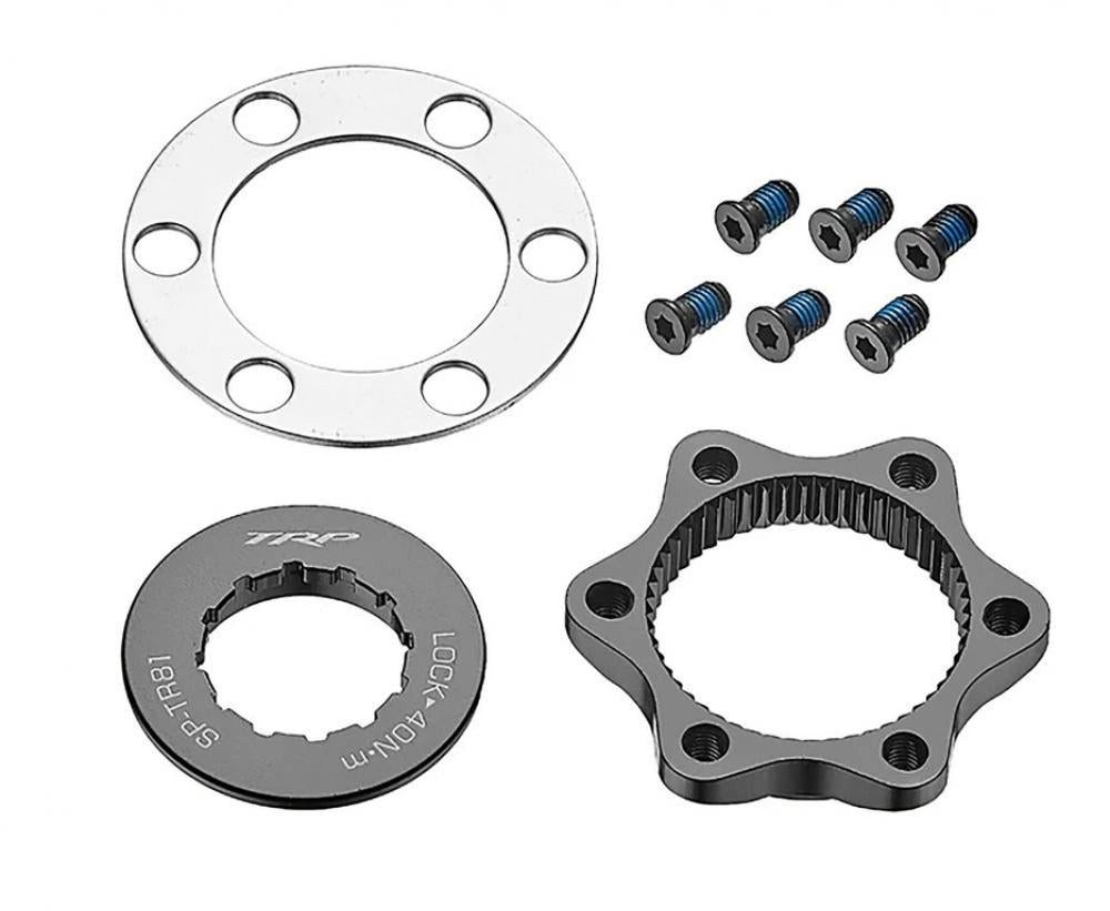 TRP Scheibenbremse TRP Adapter Centerlock auf 6-Loch CL81 für 12 mm Achsen - Schwarz