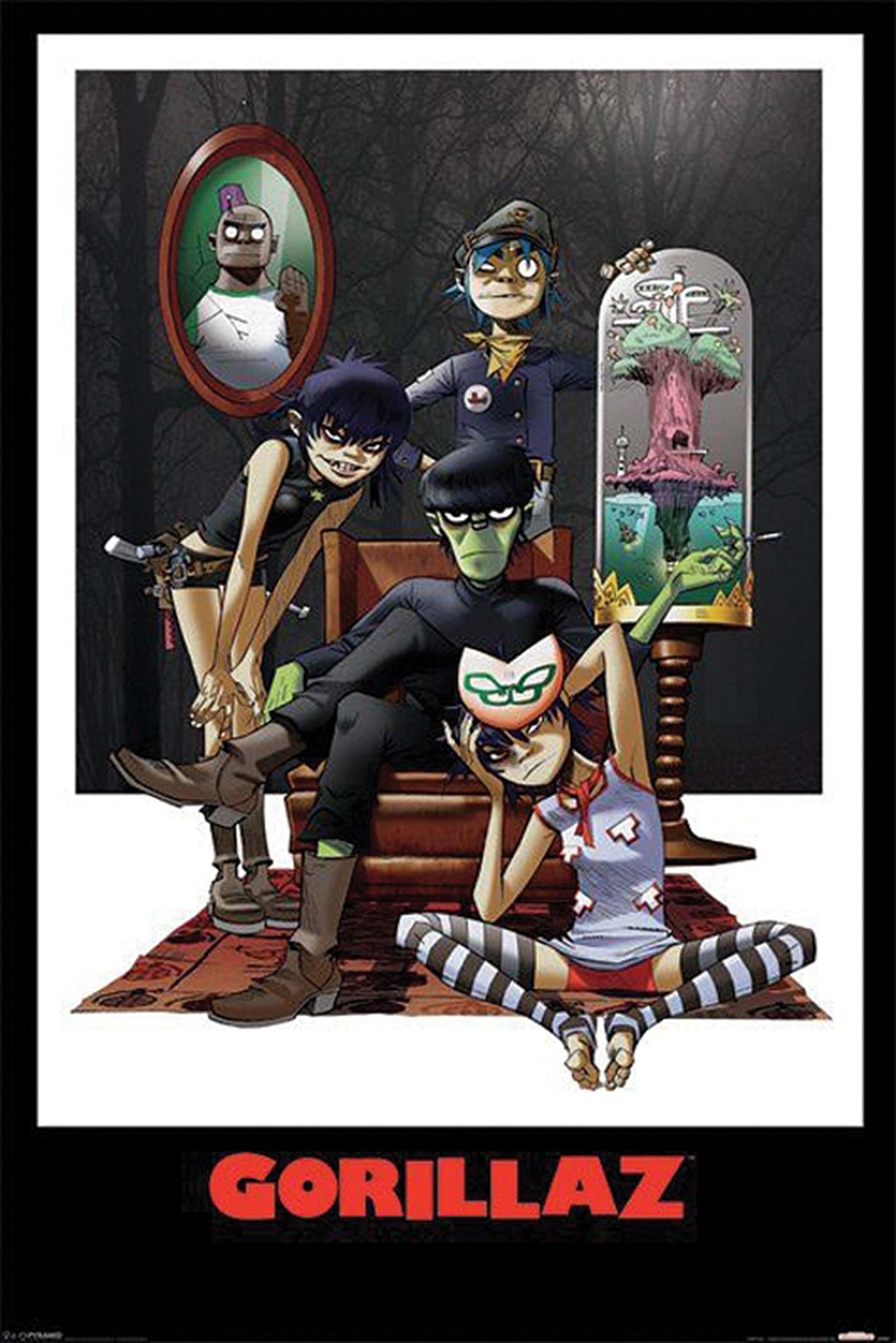 PYRAMID Poster Gorillaz Poster 61 x günstig online kaufen