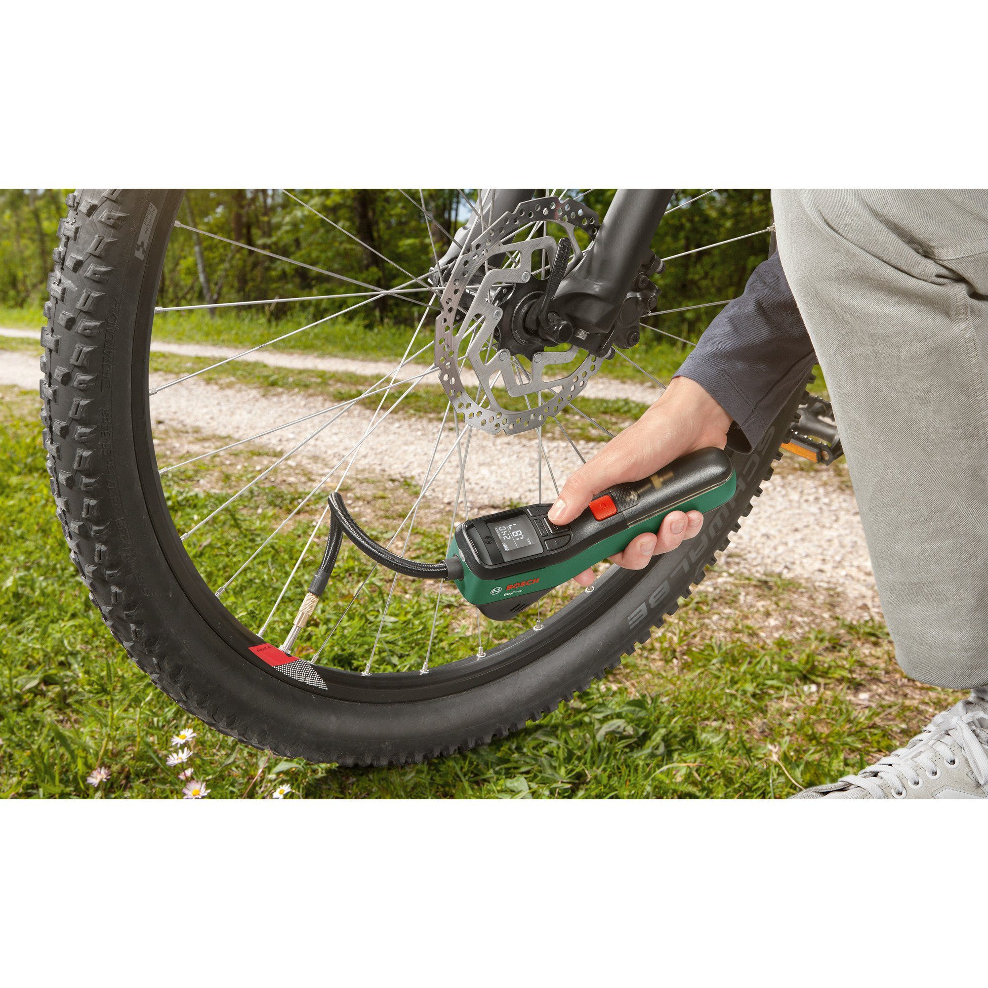 Bosch Professional Fahrradpumpe Bosch Heimwerken & Garten Luftpumpe EasyPump – Bild 4 von 5