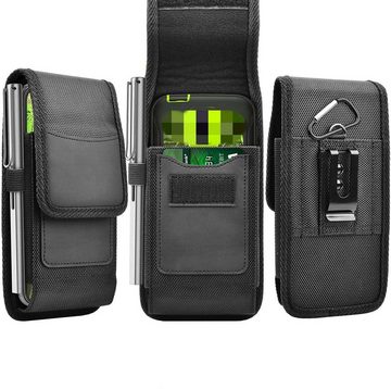 Cadorabo Handykette Samsung Galaxy S22 ULTRA Samsung Galaxy S22 ULTRA, Handytasche mit Gürtelclip Hülle mit Karabinerhaken