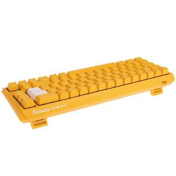Ducky One 3 Yellow SF Gaming-Tastatur (MX-Speed-Silver, RGB-LED, DE-Layout QWERTZ, Gelb)