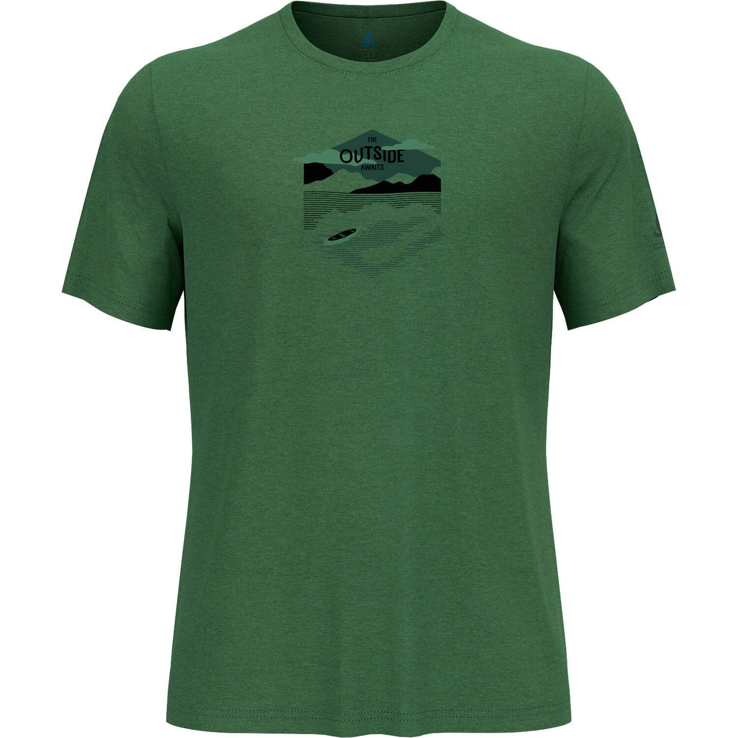 Odlo T-Shirt T-Shirt Lema Lake Moos