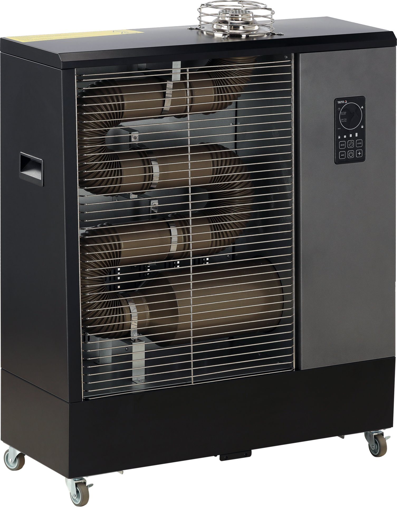 Yato Heizgerät Öl-Infrarotheizer 13 kW mit digitalem Thermostat für große Räume, 60 W