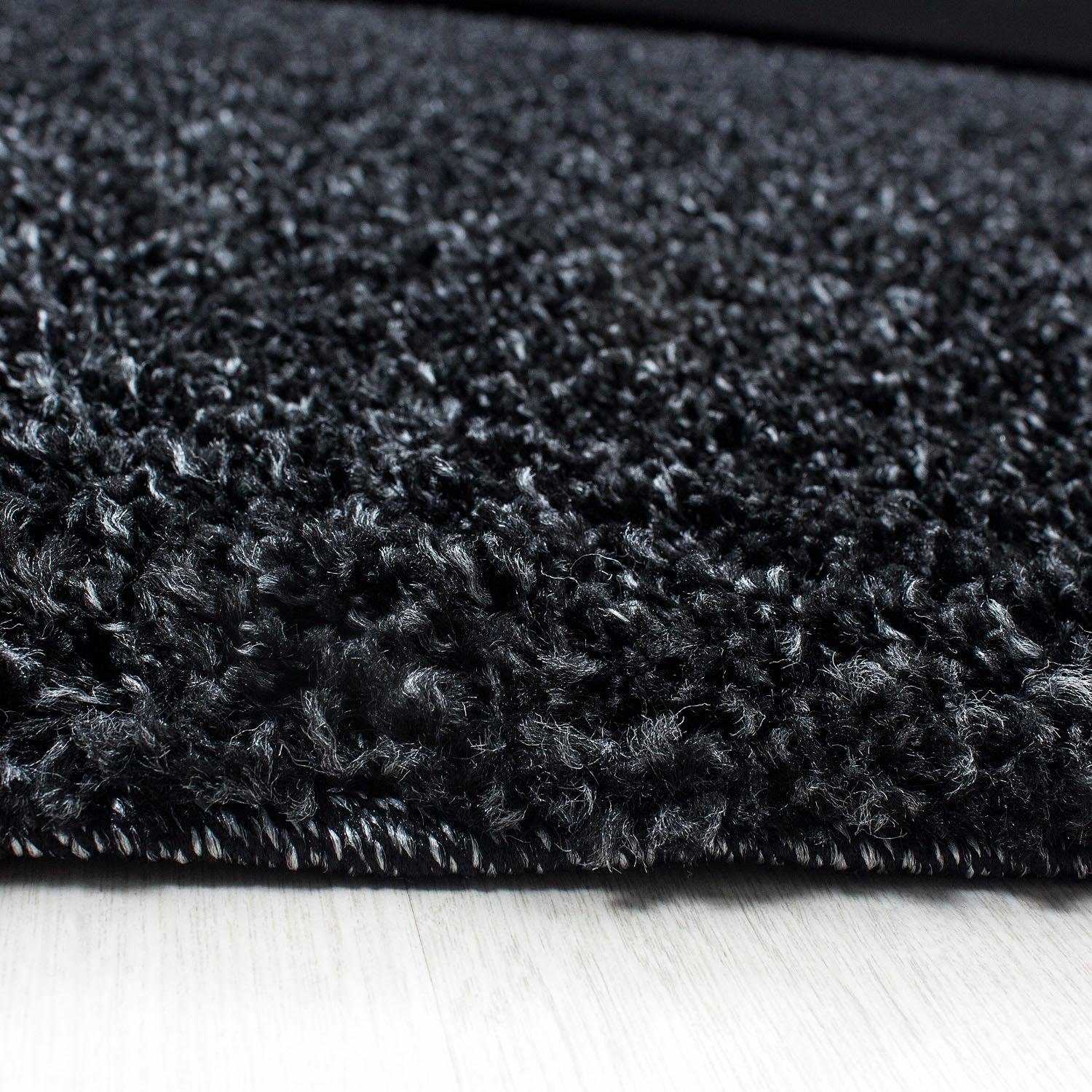 Ayyildiz Teppiche Hochflor-Teppich Life Shaggy 1500, auch als Läufer und in Rund erhältlich, rund, Höhe: 30 mm, Langflor, uni, große Farb- und Größenauswahl. Wohnzimmer, alle Räume