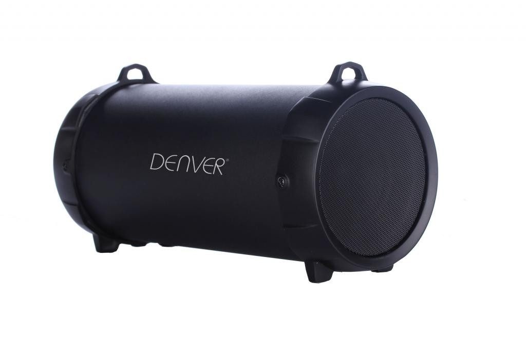 Denver BTS-53 Bluetooth Soundbox schwarz Колонки Bassbox Sound Box Portable-Lautsprecher (10 W, kabellose Bluetooth Soundbox mit aufladbaren Akku)