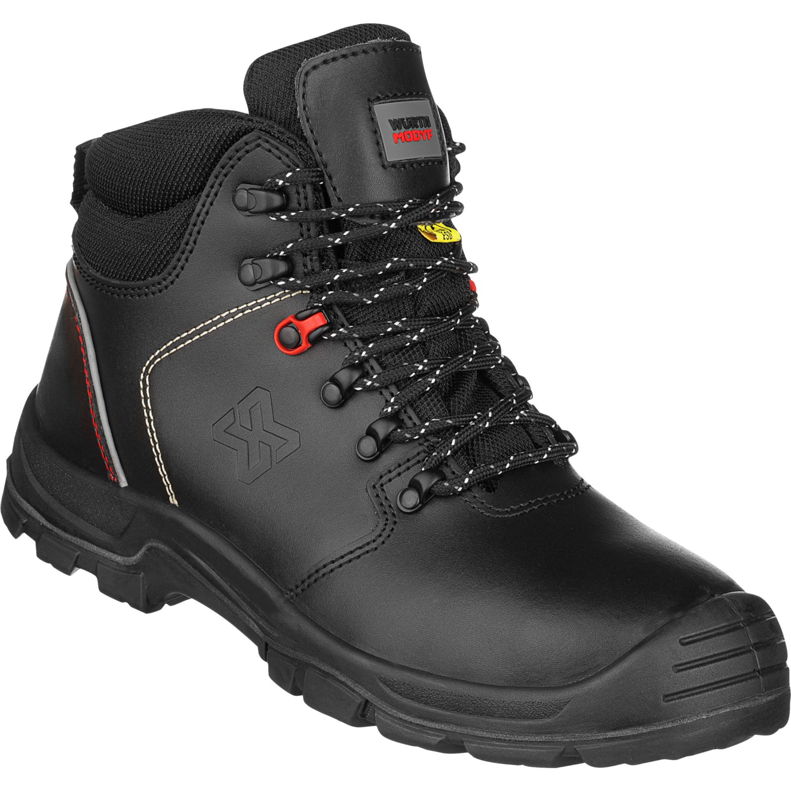 Würth MODYF Rock High S3 ESD robuster & moderner Sicherheitsstiefel Strapazierfähiger Arbeitsstiefel für den Außenbereich