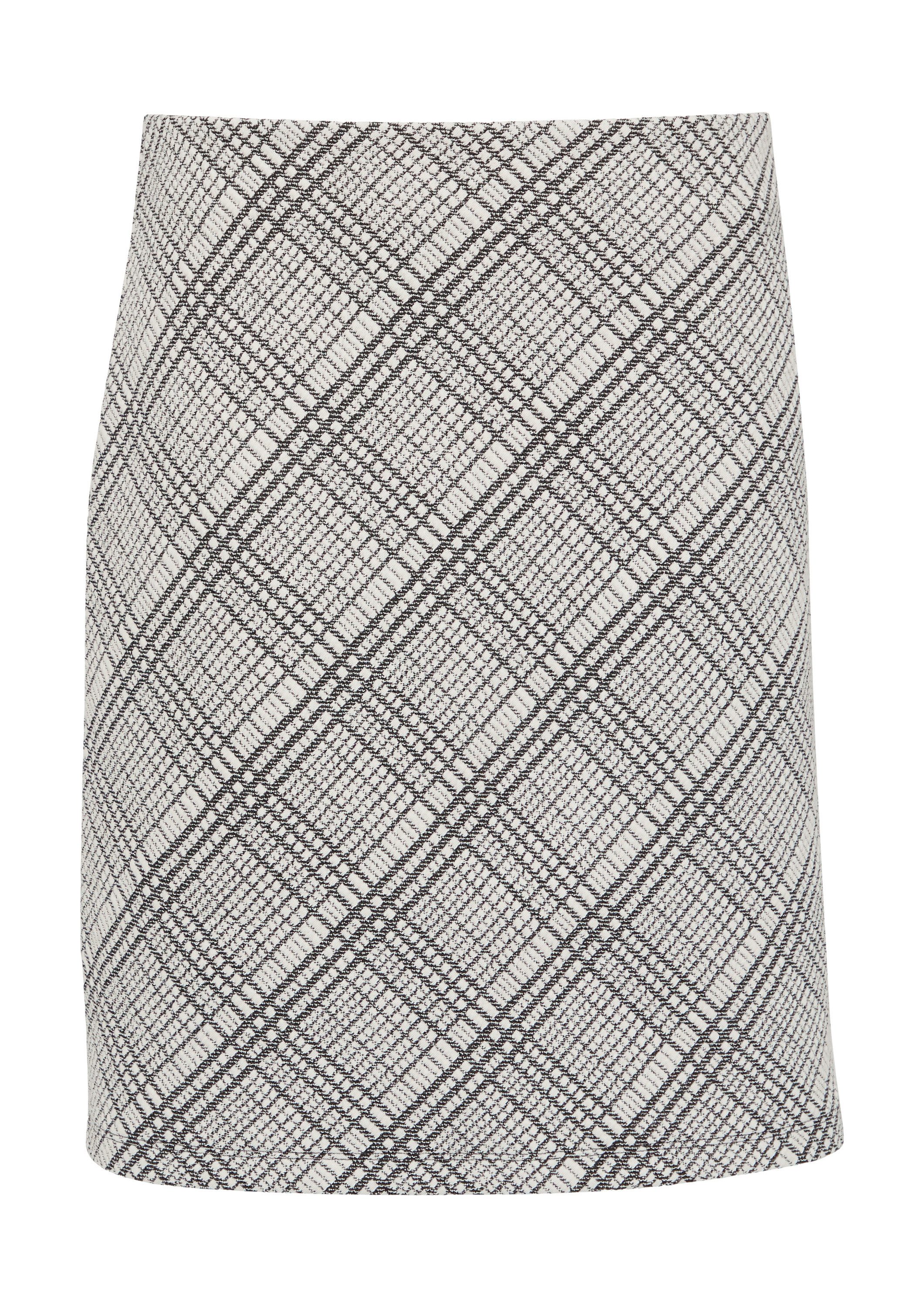 s.Oliver Minirock Rock Elastischer Jacquard-Rock aus Sweat günstig online kaufen