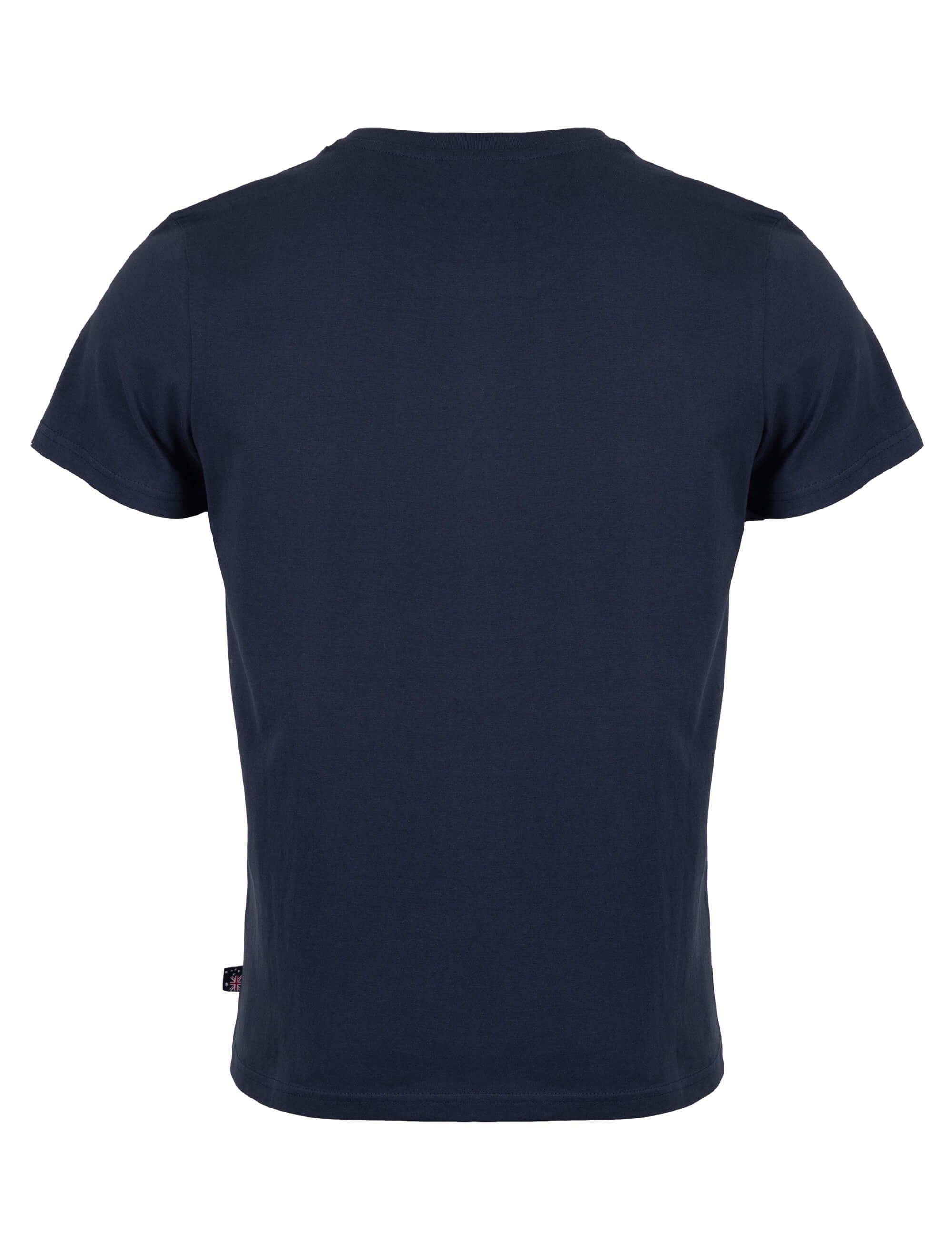 ROADSIGN und Logo-Aufdruck Baumwolle Rundhalsausschnitt, T-Shirt mit Logoprint navy % 100 (1-tlg) australia