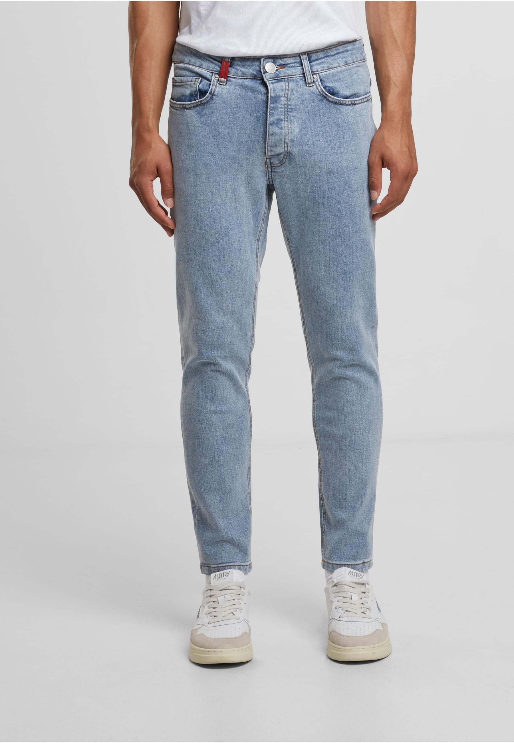 2Y Premium Bequeme Jeans 2Y Premium Herren 2Y Basic Slim Fit Denim (1-tlg)