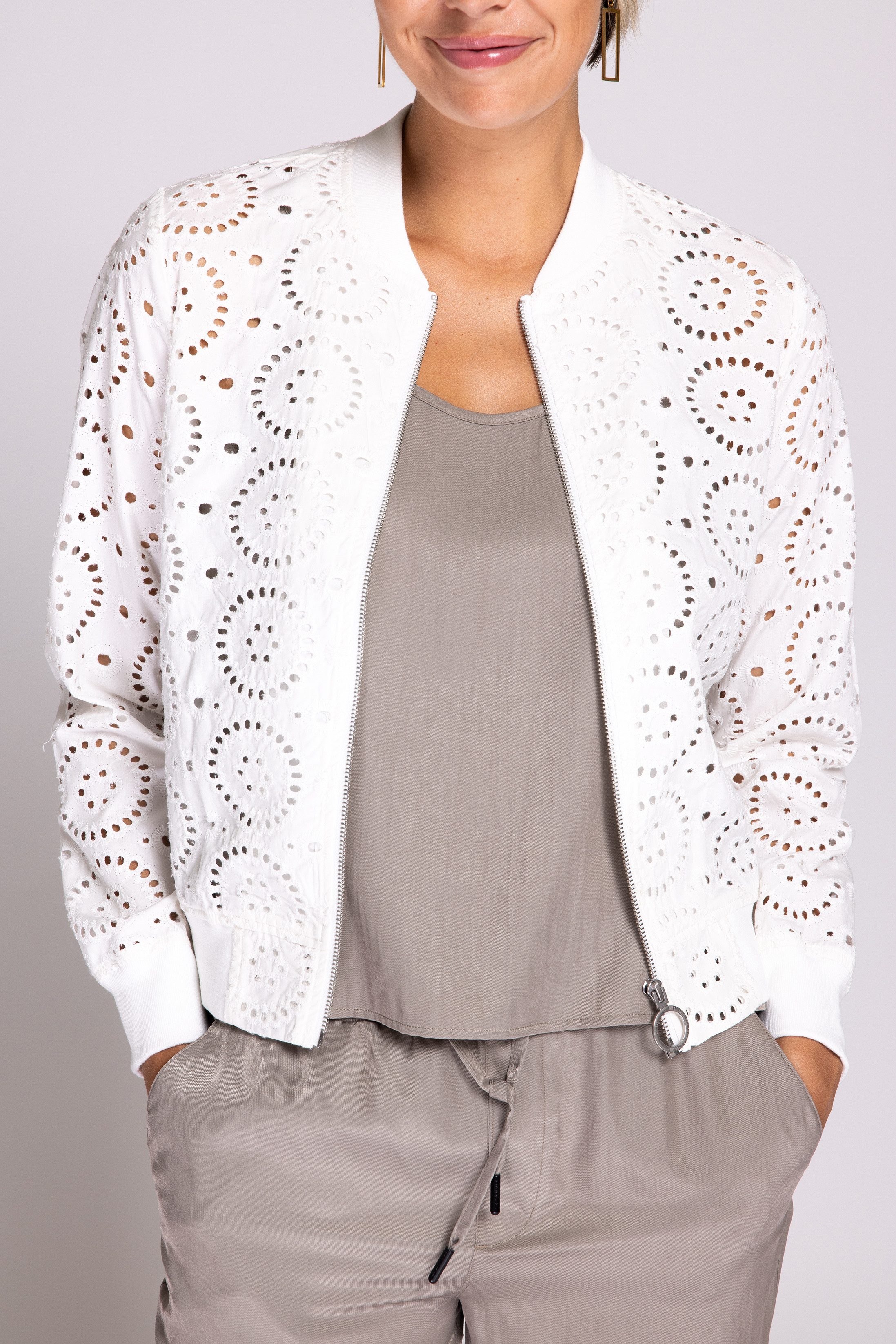 Zhrill Blouson ZHJULIE in Unifarbe günstig online kaufen