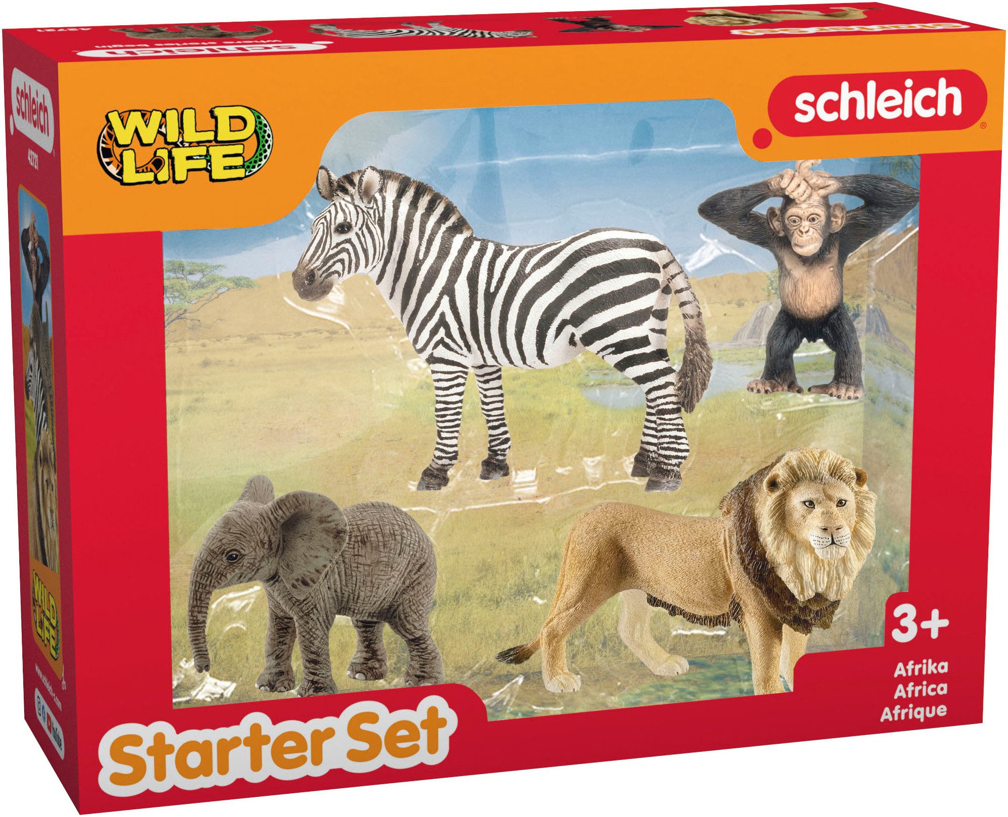 Schleich® Spielwelt WILD LIFE, Afrika Starter-Set (42721)