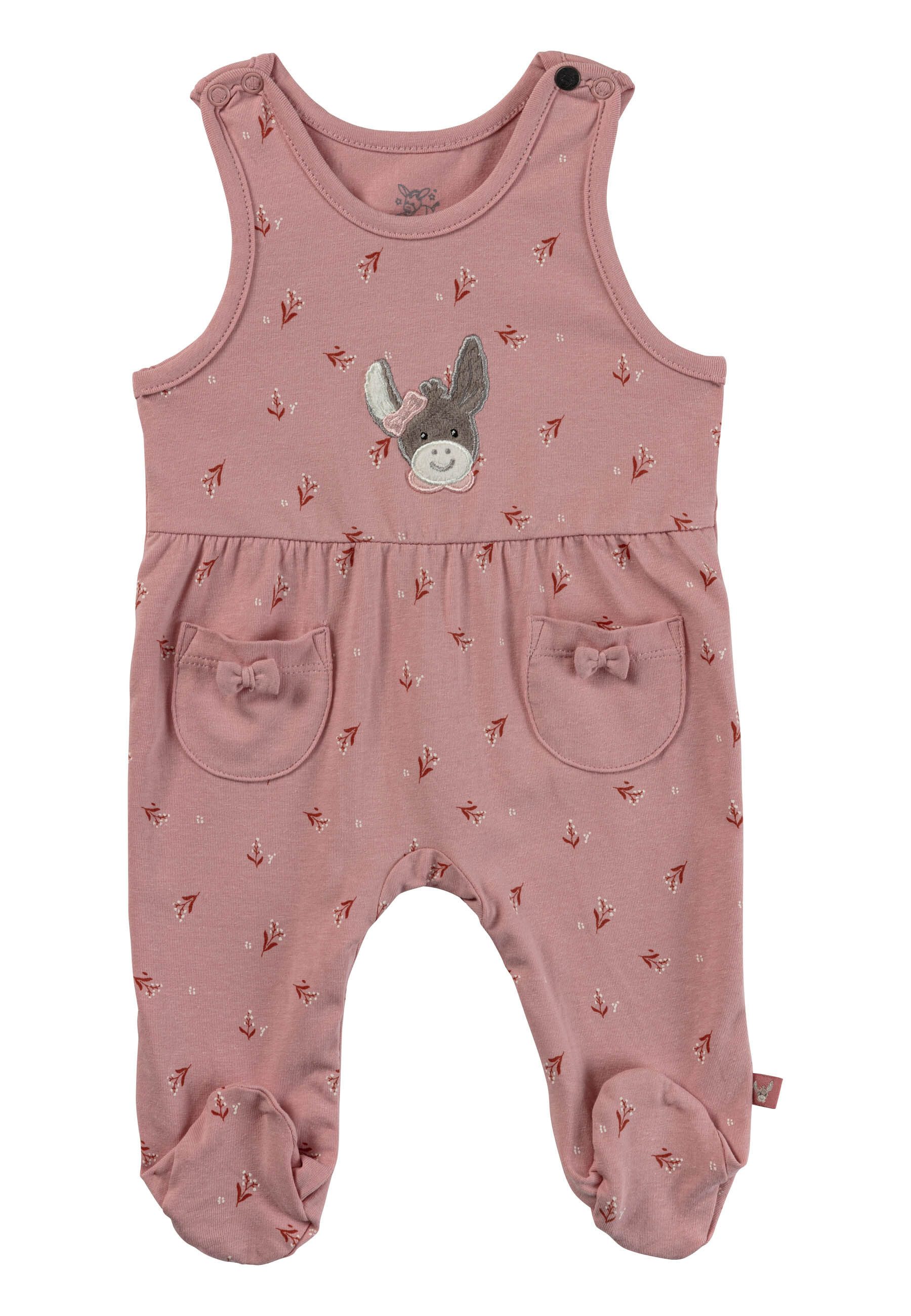 Sterntaler® Strampler Strampler-Set Jersey Blümchen (2-tlg., Set)