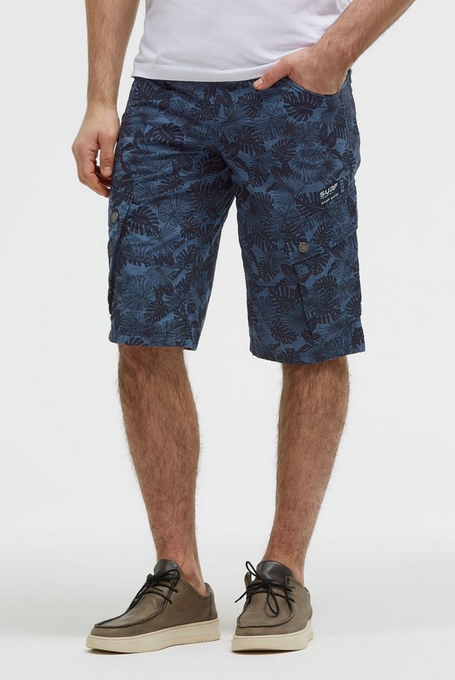CAMP DAVID Shorts mit All Over Print