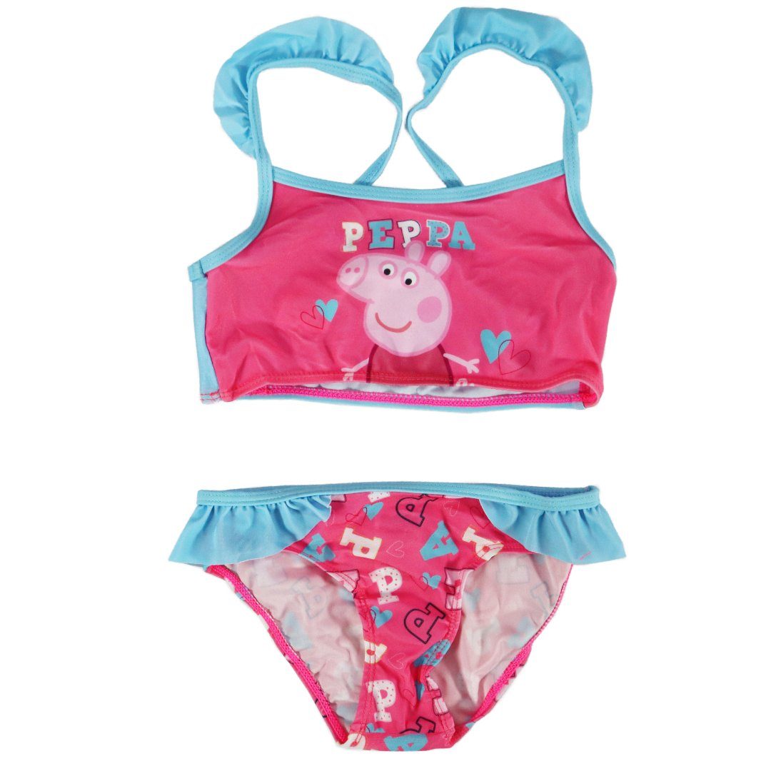 Peppa Gr. 92 Bademode Bikini Badeanzug Peppa Pig Wutz Kinder bis 110 Mädchen