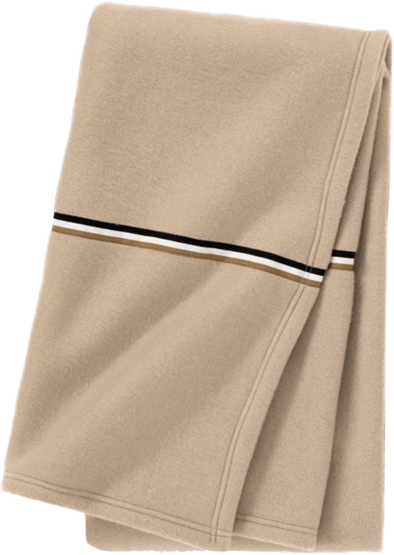 Plaid BLINEA, BOSS Home, mit Label-Applikationen