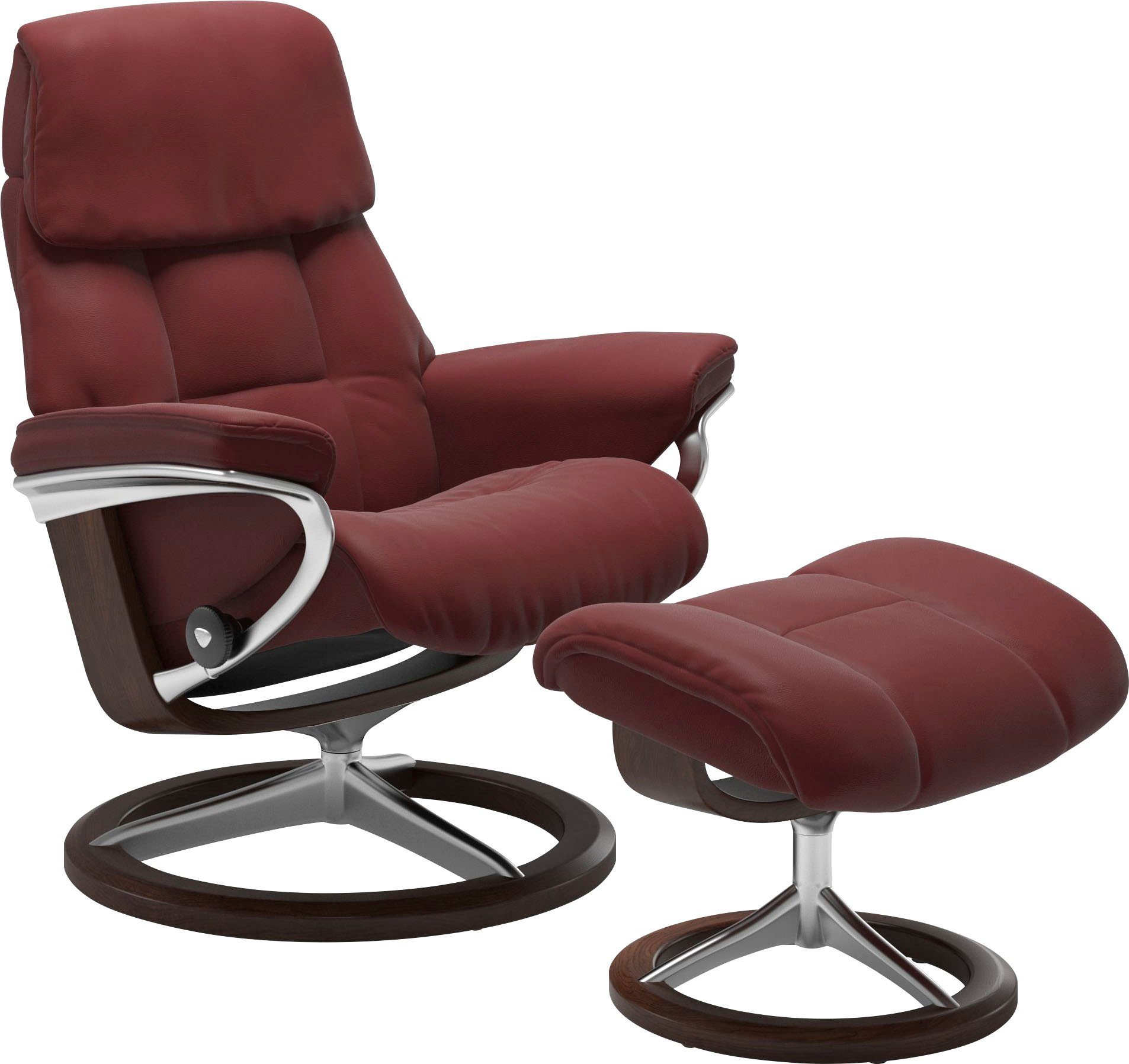 Gestell mit Größe Relaxsessel Eiche, (Set), Signature Ruby S, Base, Braun Wenge, Stressless® & Schwarz