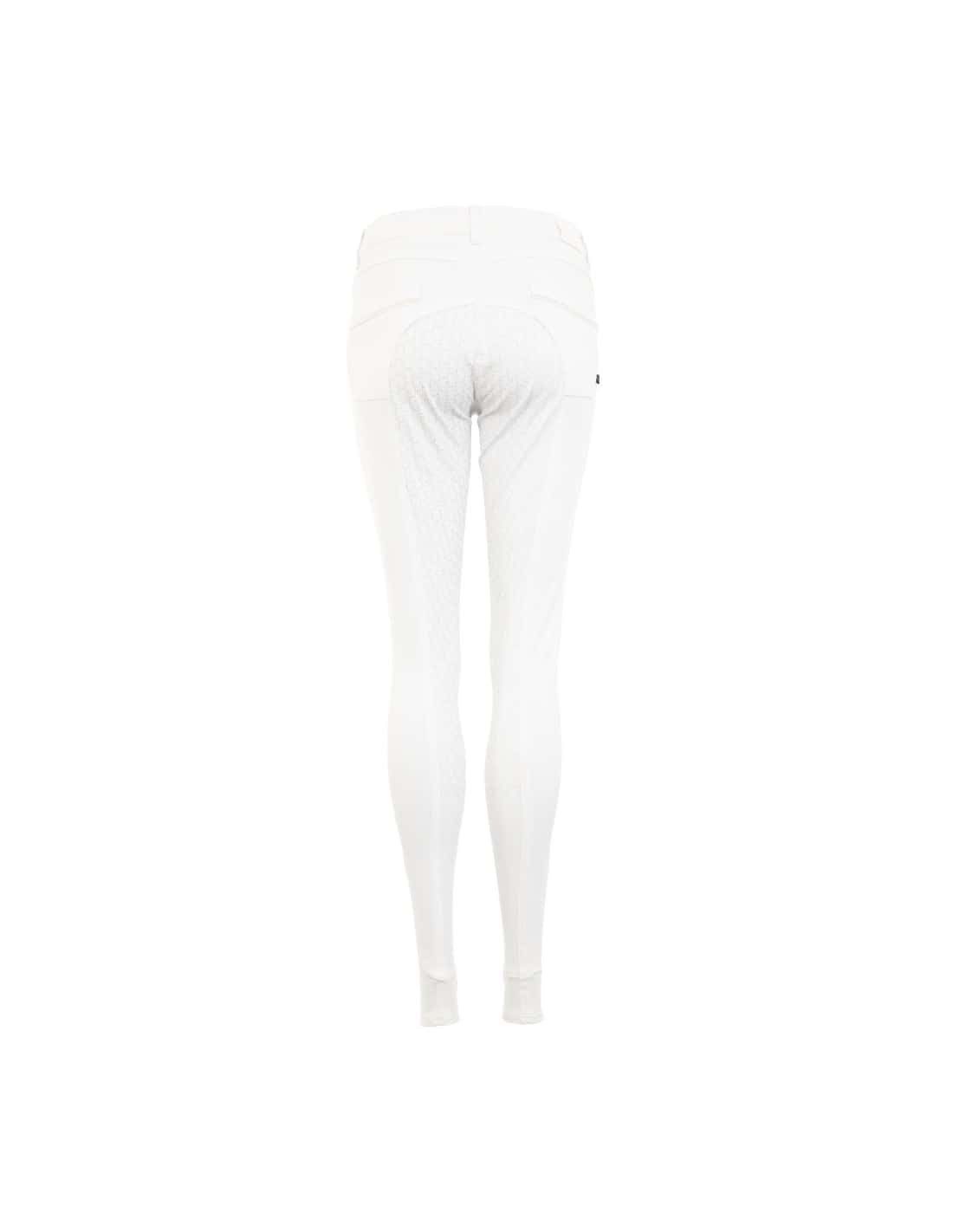 BR Reithose Reithose Damen Quebec Vollgrip in Snow white