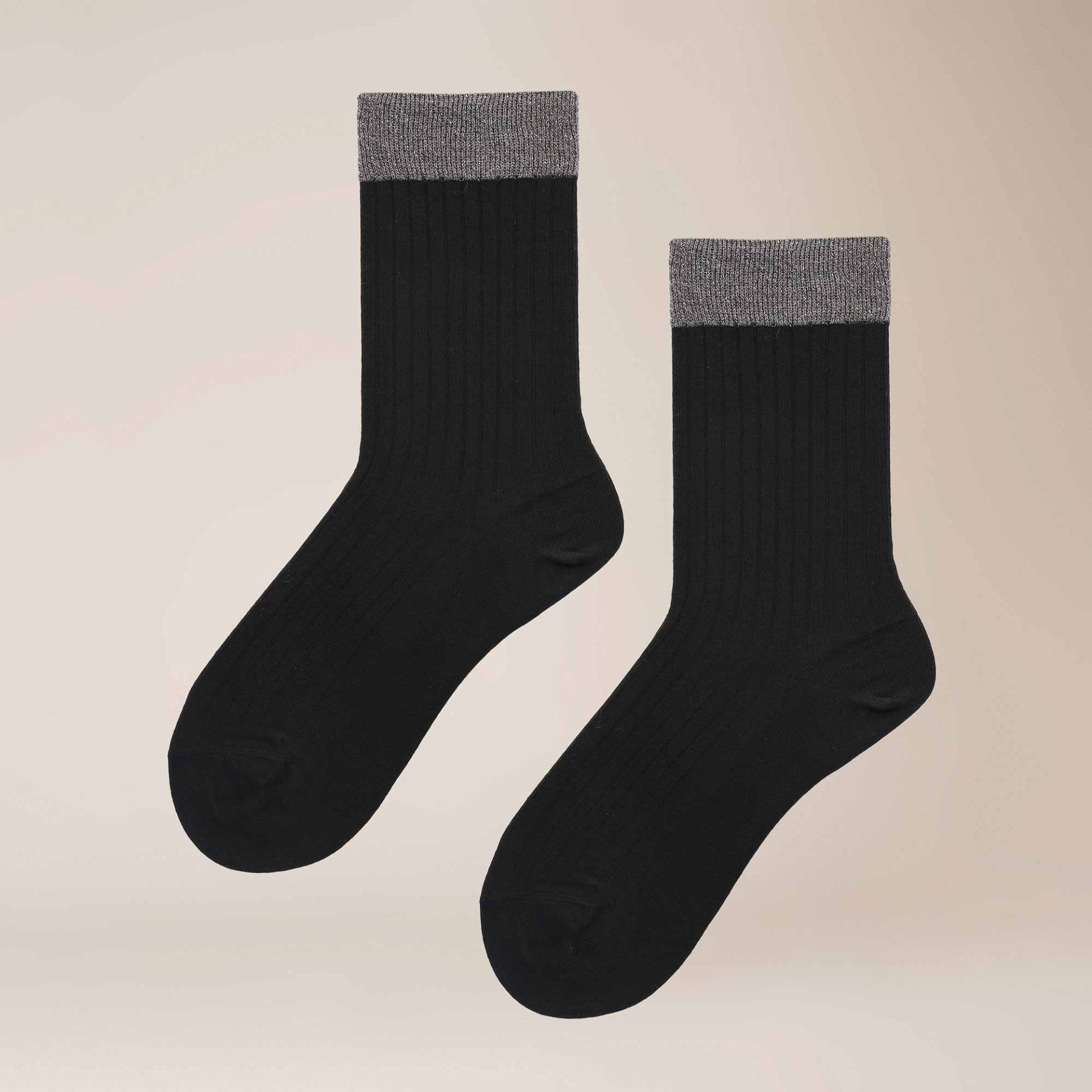KUNERT Basicsocken Fantastic Rib (1-Paar) Socken mit edler Ripp-Struktur
