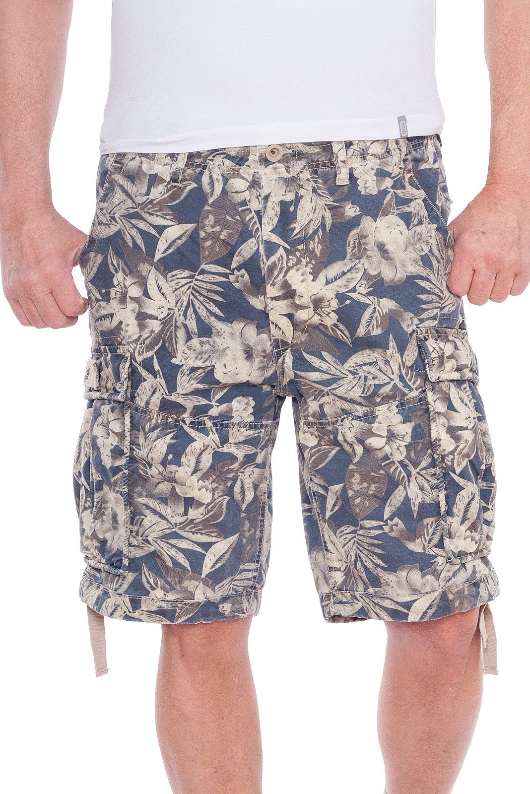 Jet Lag Cargoshorts Flower Green, Flower günstig online kaufen