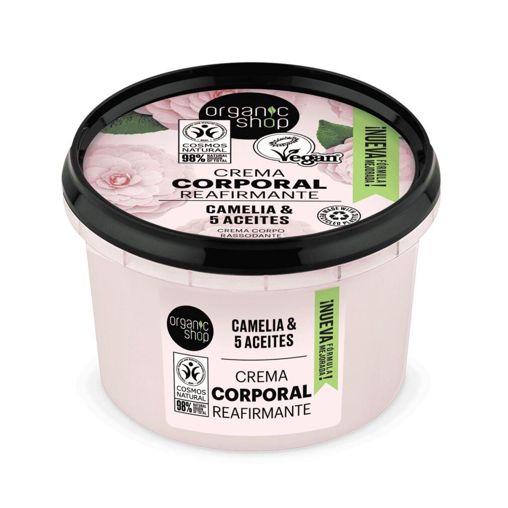 Organic Shop Körperpflegemittel Camelia Japonesa Crema Corporal Reafirmante 250ml