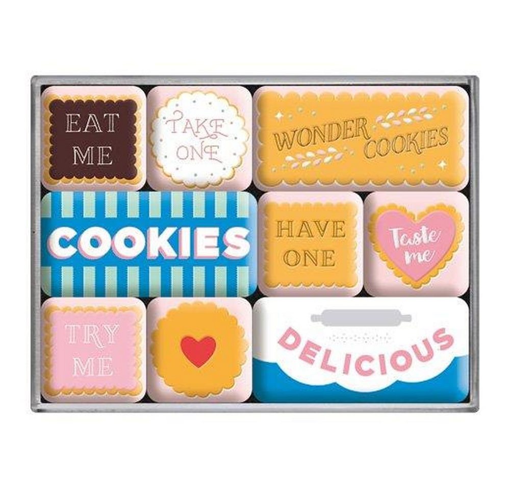 Thumbnail - Nostalgic-Art Magnet 9tlg. Magnetset - Home & Country - Wonder Cookies